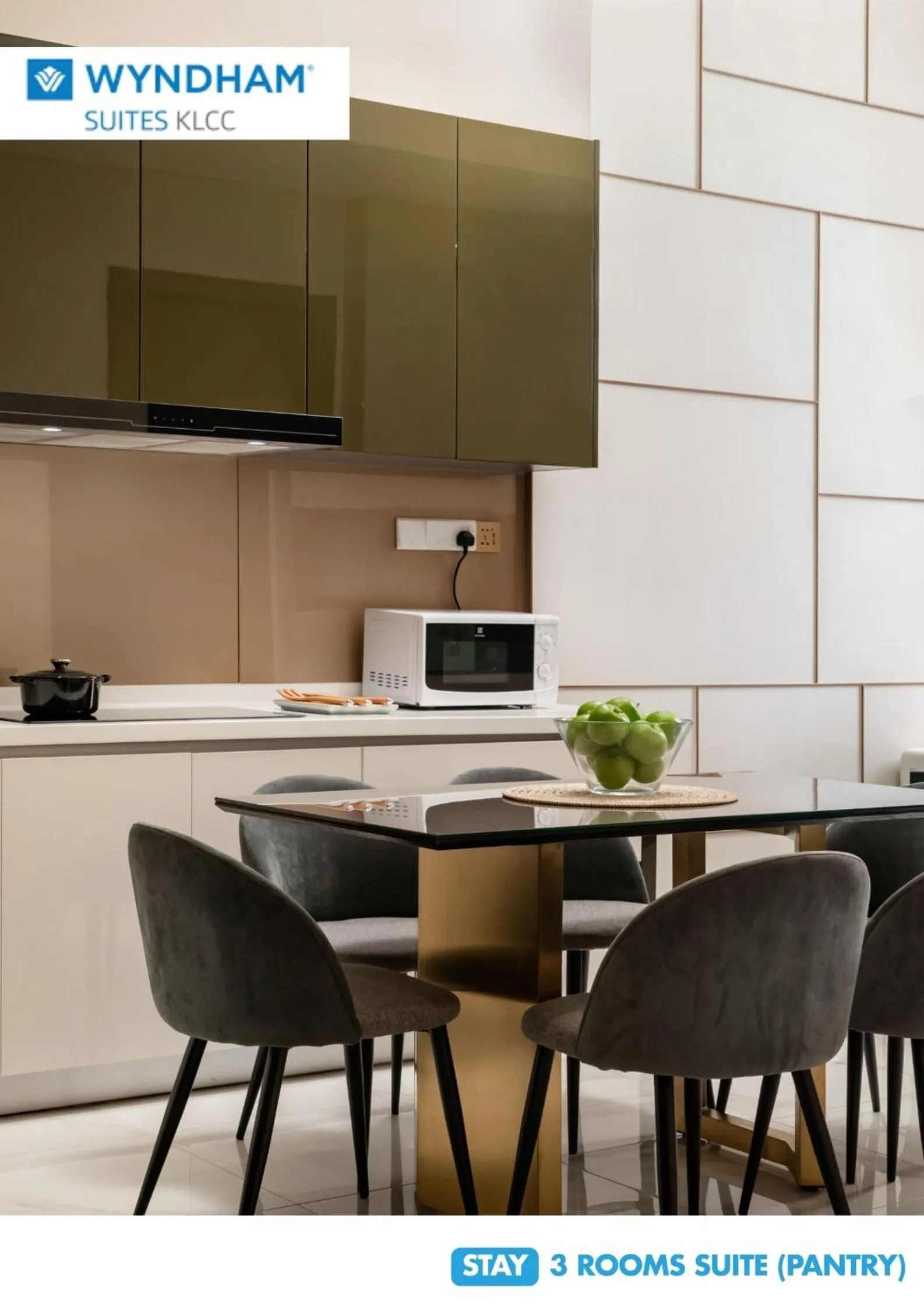 Kitchen or kitchenette in Wyndham Suites KLCC