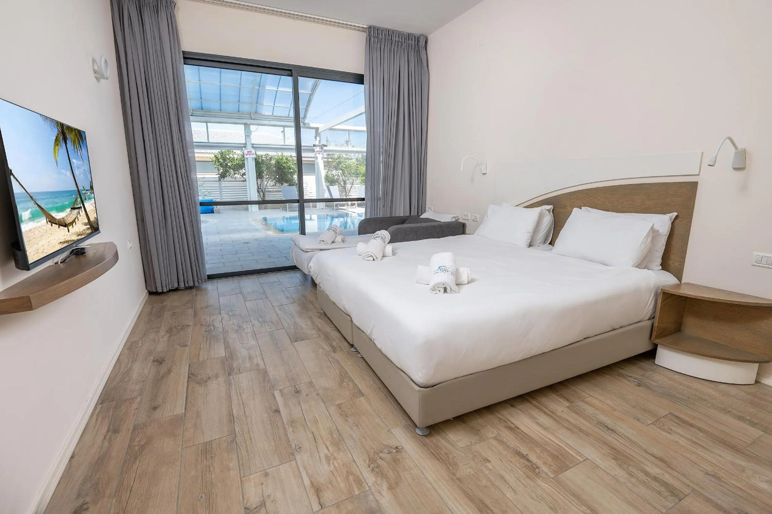 Bed in Lev Hahoresh Boutique Hotel