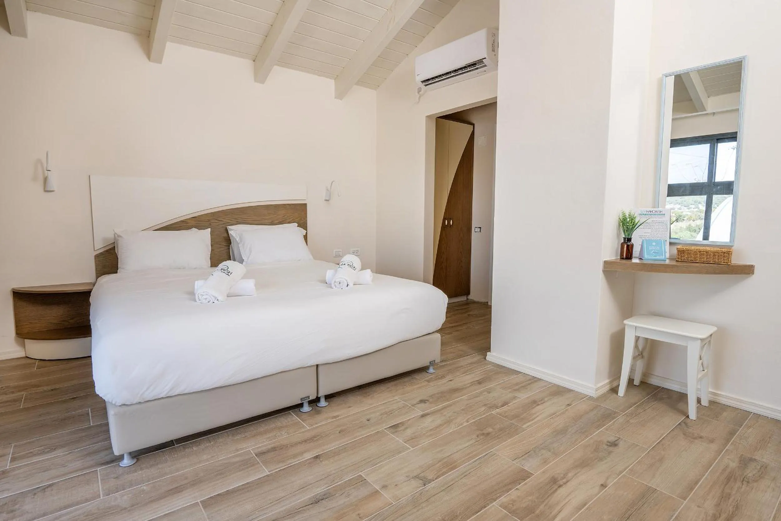 Bed in Lev Hahoresh Boutique Hotel