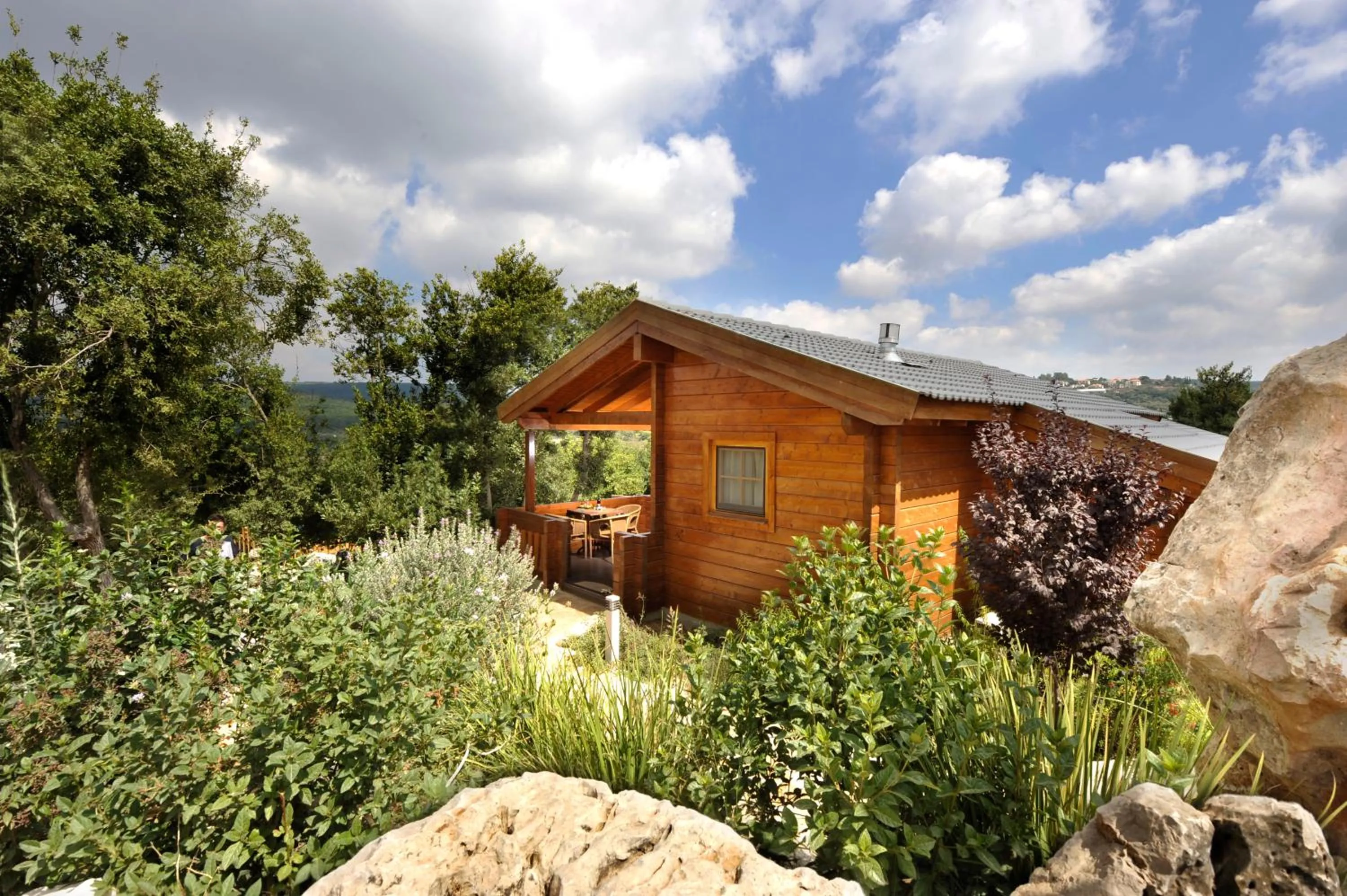 Natural landscape in Lev Hahoresh Boutique Hotel