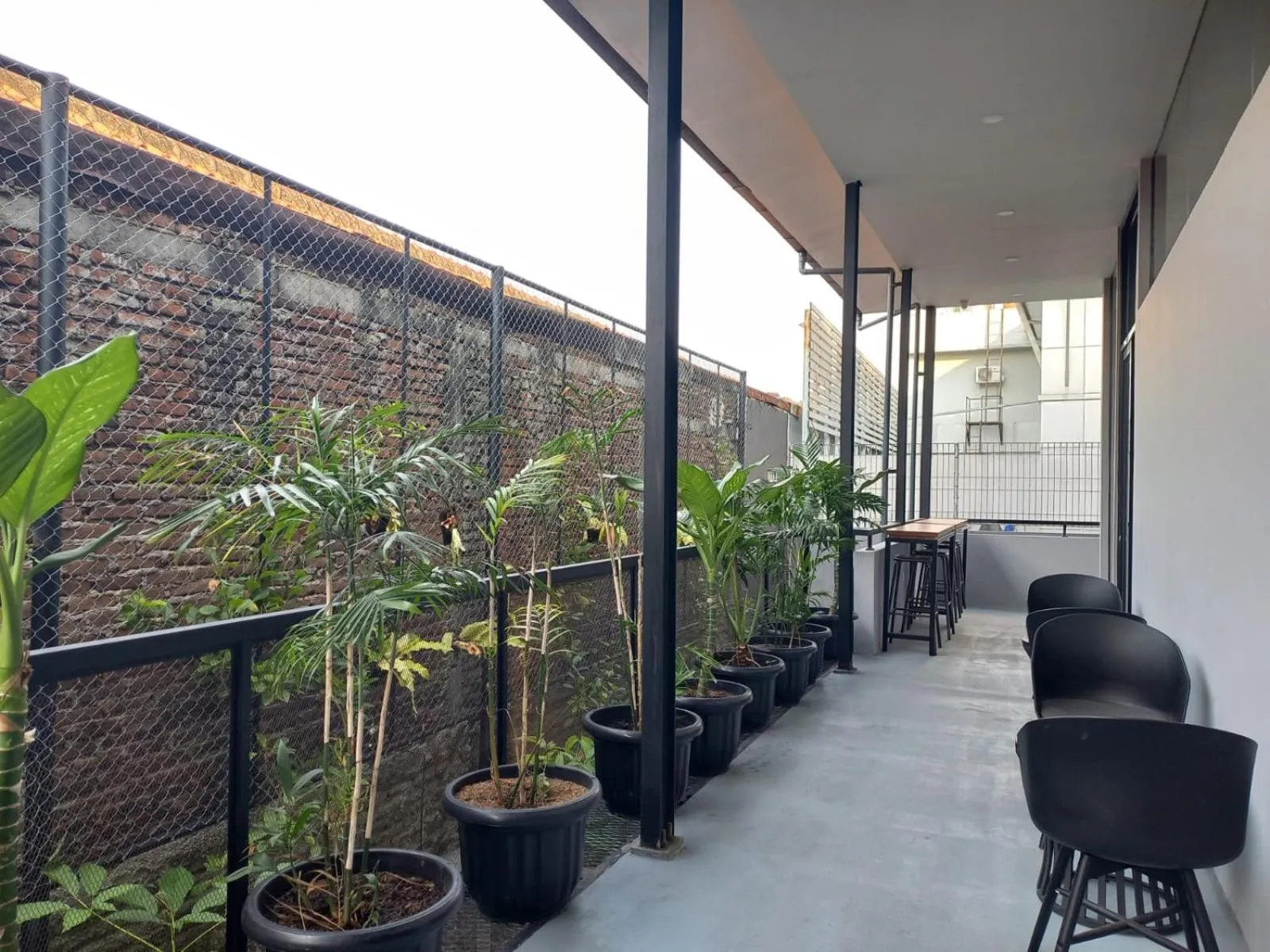 Seating area in Nindya Biodistrict Hotel Bandung