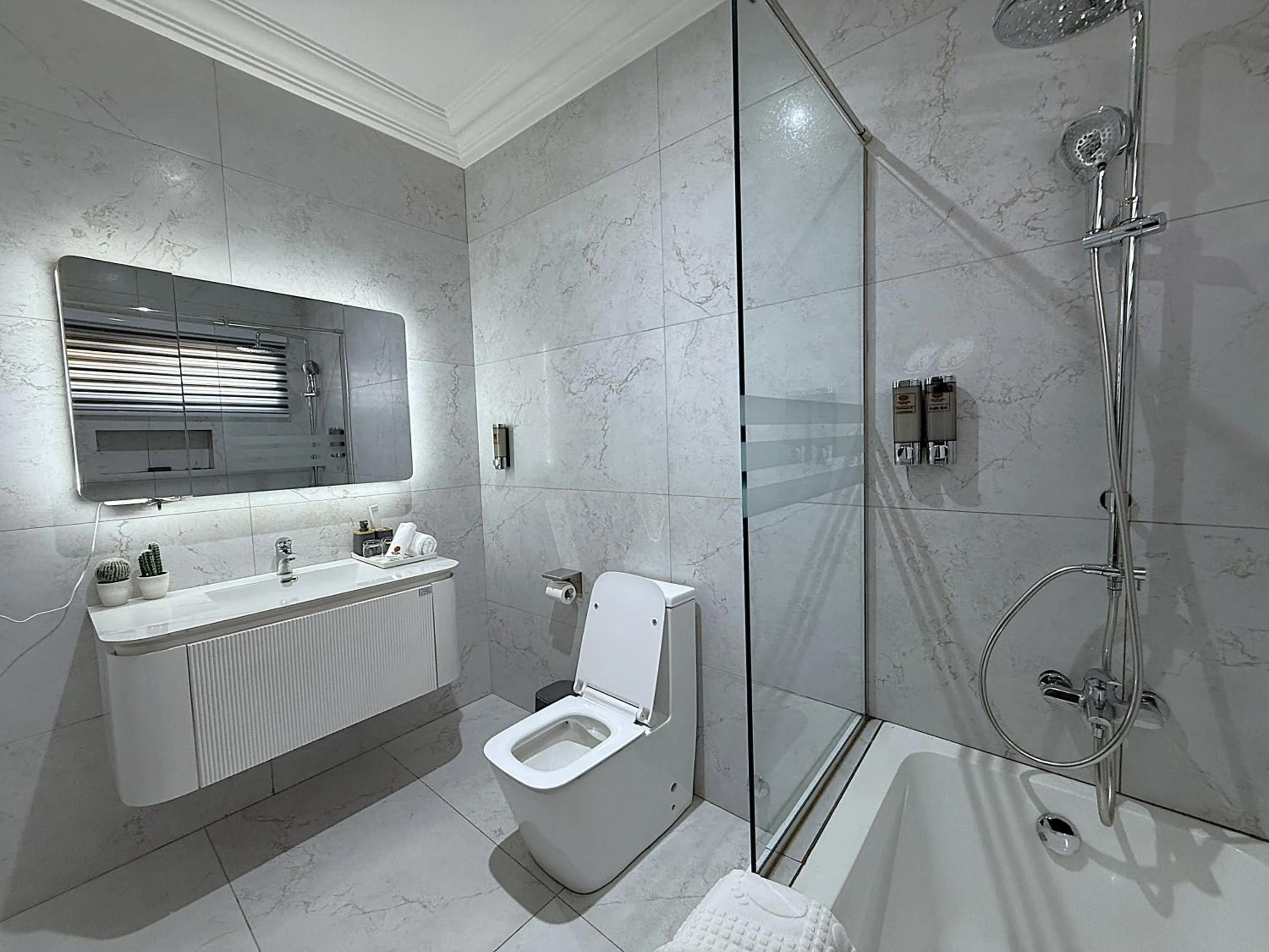 Shower in Sonia Hotel