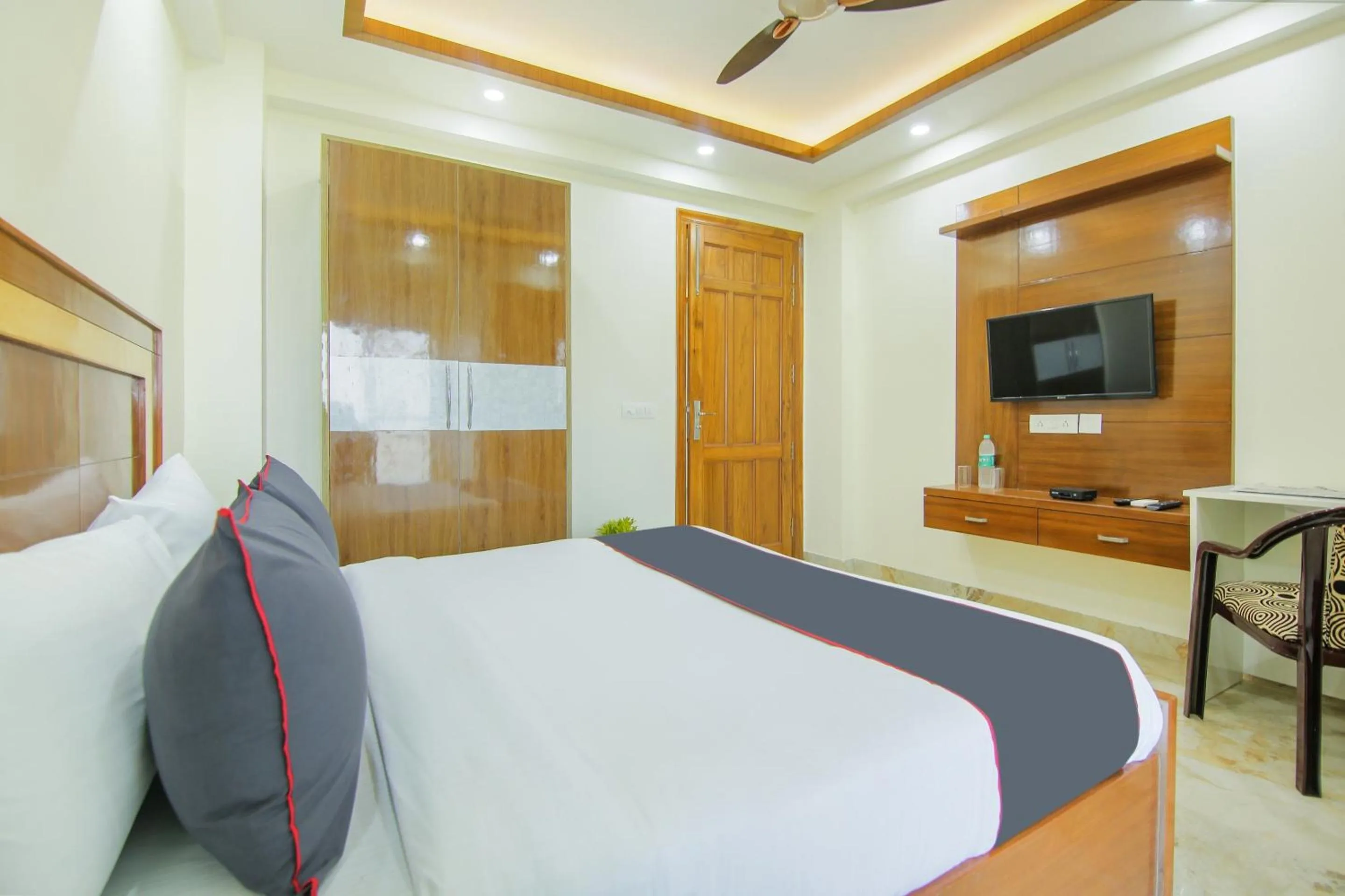 Bedroom, Bed in Collection O Corporate Suite Near Omaxe Celebration Mall