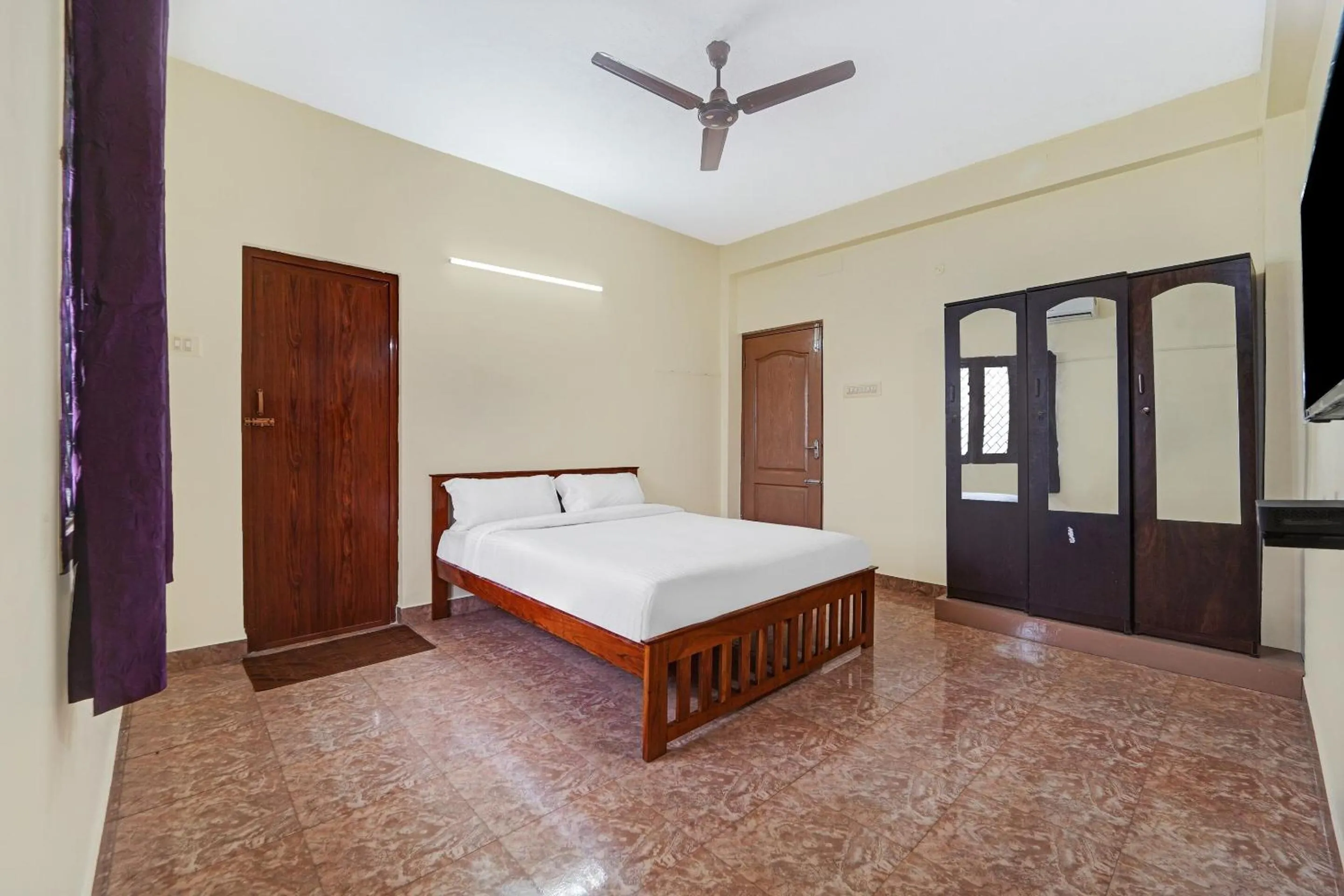 Bedroom, Bed in Collection O Senthamizh Residency