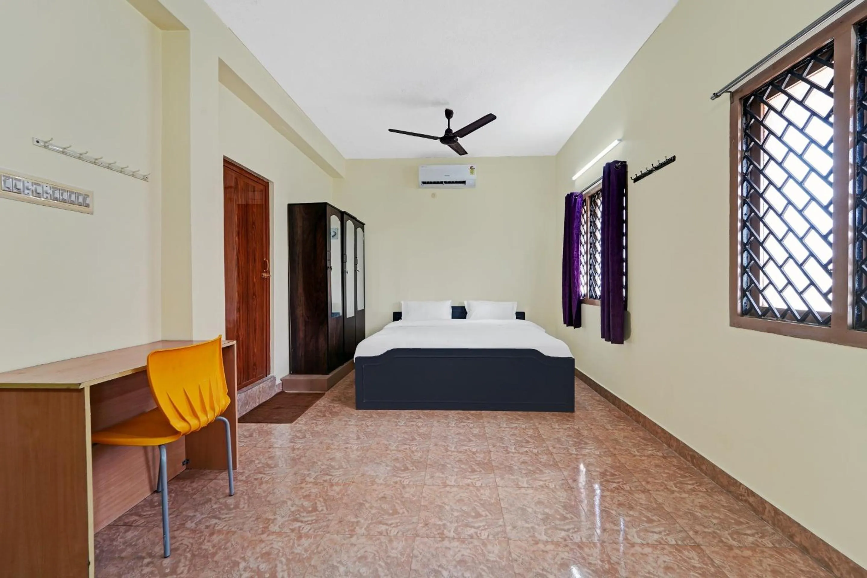 Bedroom, Bed in Collection O Senthamizh Residency