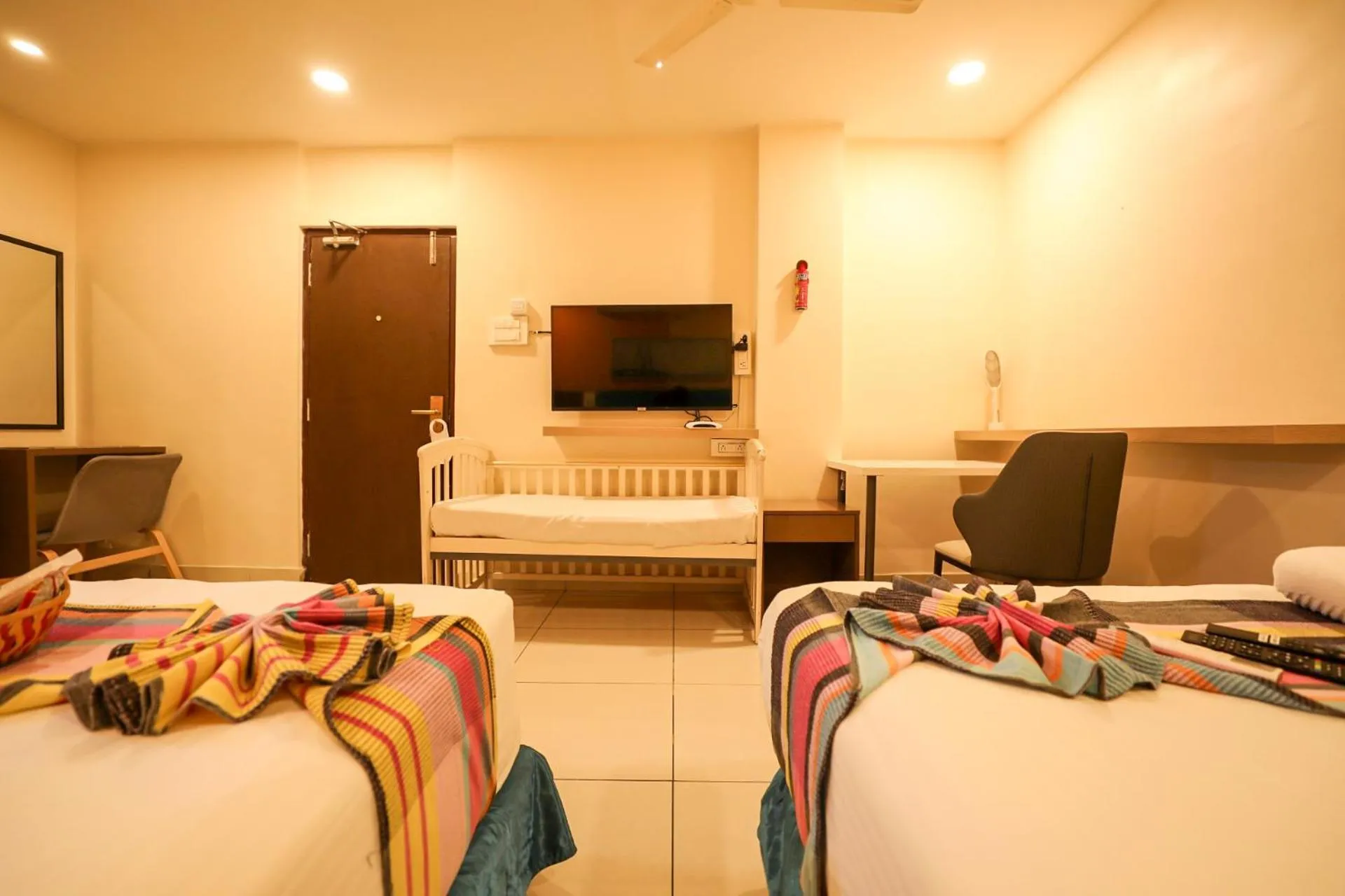 Bed in Hotel White Fields Hitec City, Hyderabad