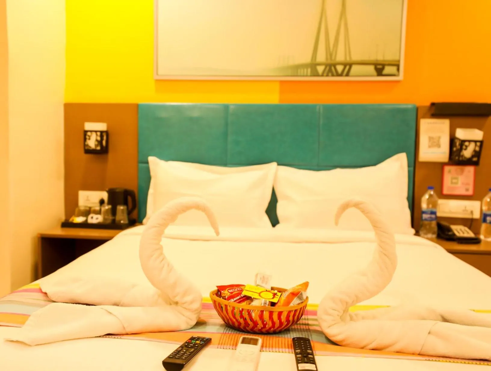 Bedroom, Bed in Hotel White Fields Hitec City, Hyderabad