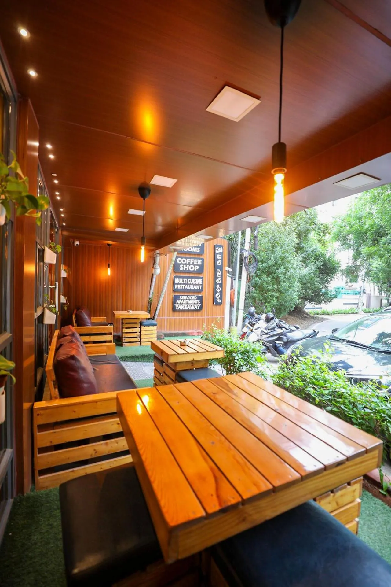 Garden in Hotel White Fields Hitec City, Hyderabad