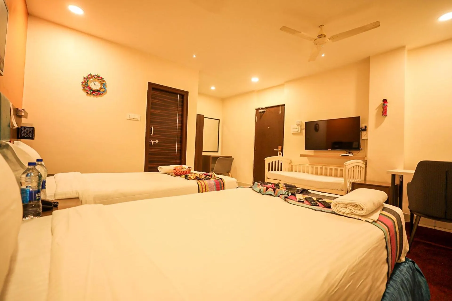TV and multimedia, Bed in Hotel White Fields Hitec City, Hyderabad