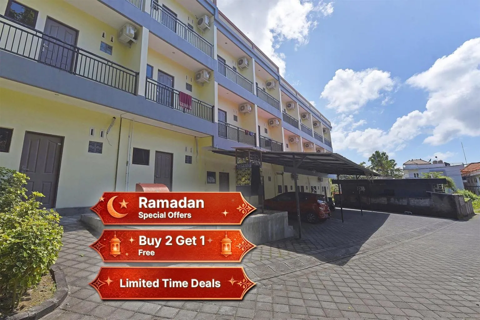 Facade/entrance in OYO Life 90675 Ld Residence