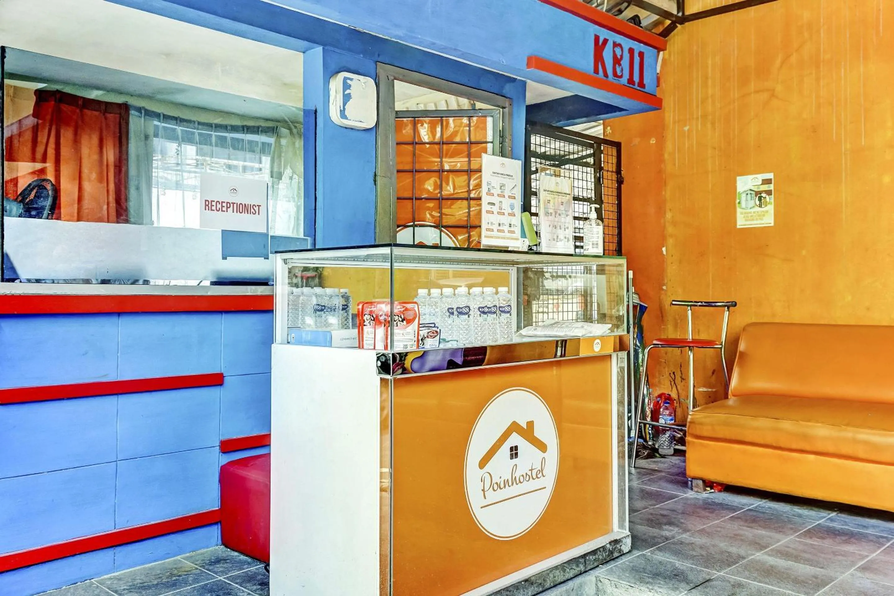 Lobby or reception in Hotel O Point Hostel