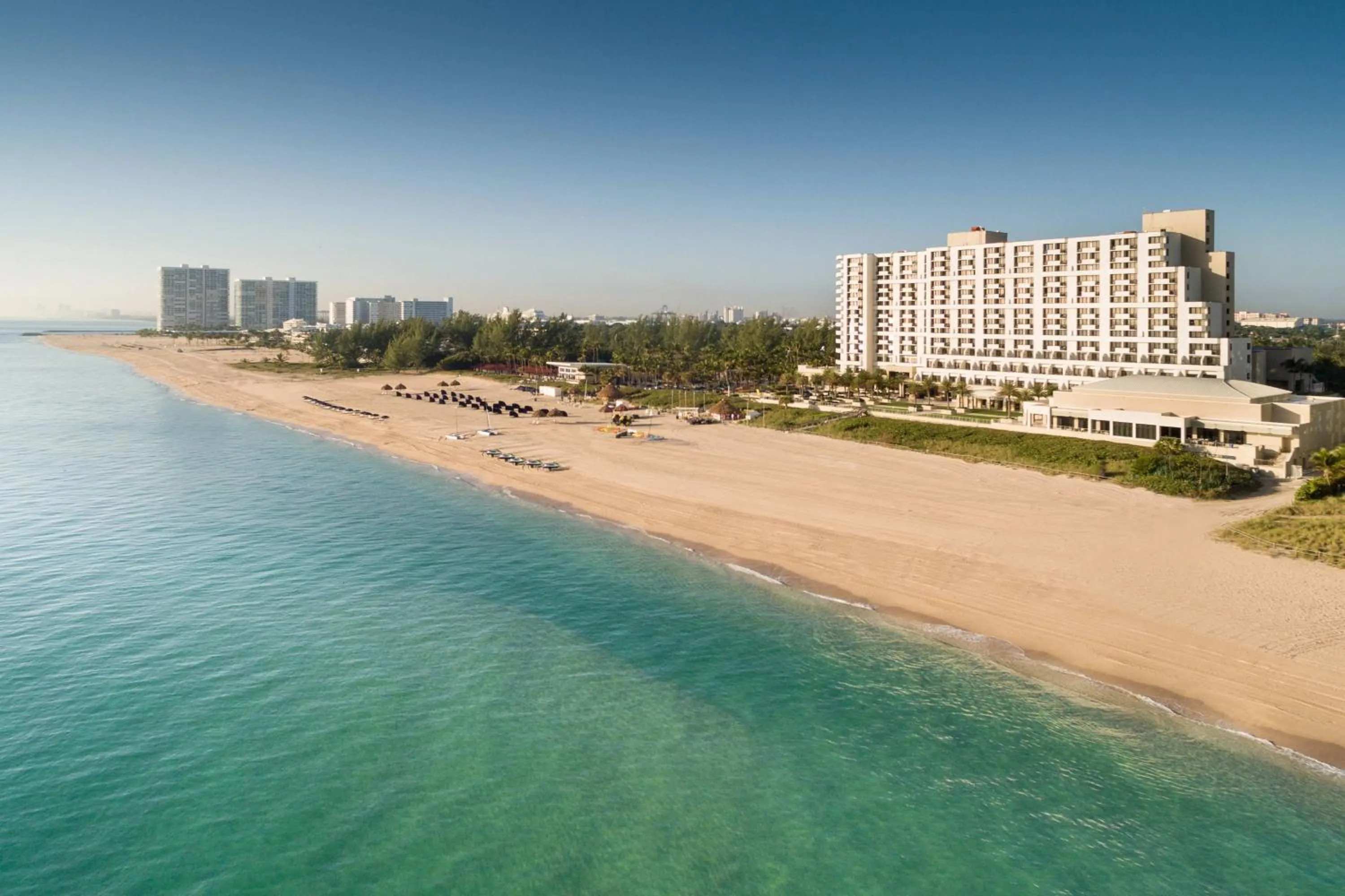 Property building in Fort Lauderdale Marriott Harbor Beach Resort & Spa