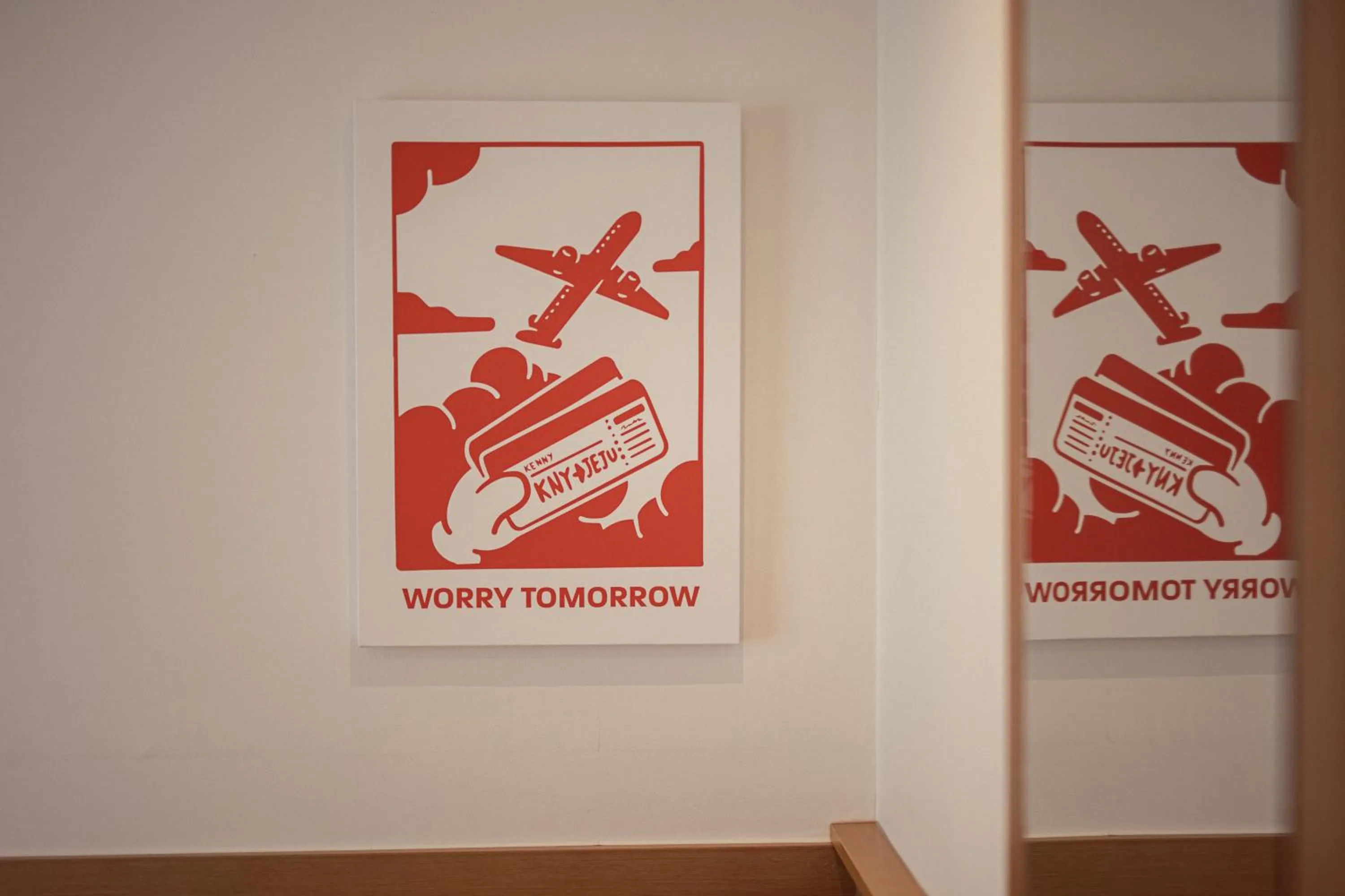 Decorative detail in Kenny Stay Busan Gijang