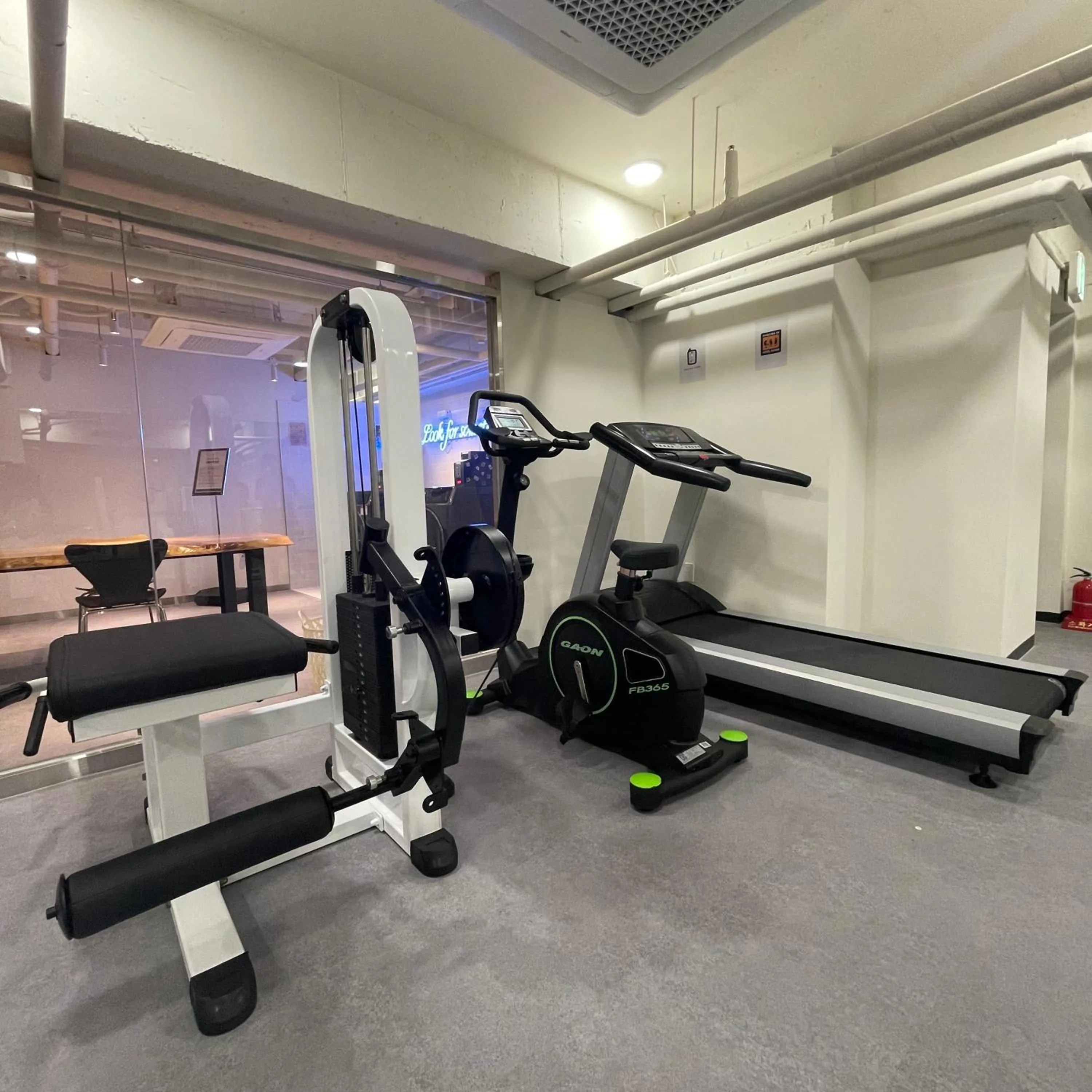 Fitness centre/facilities in Kenny Stay Busan Gijang