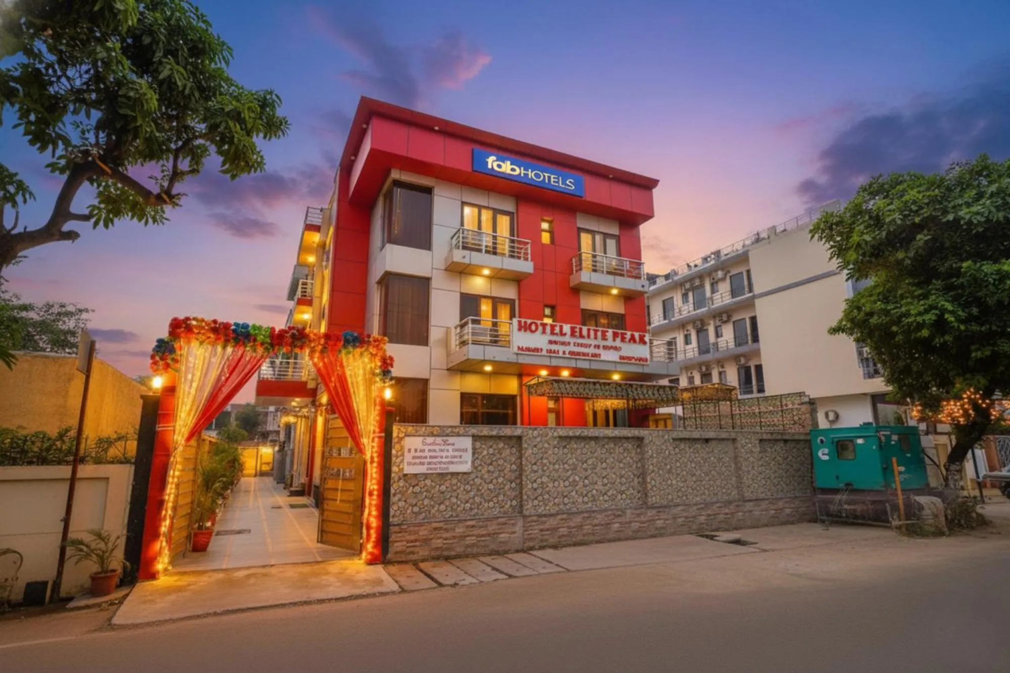 Property building in FabHotel Elite Peak