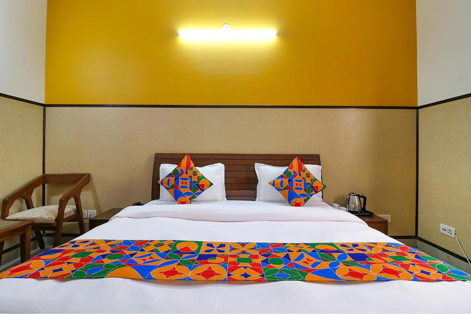 Bed in FabHotel Elite Peak