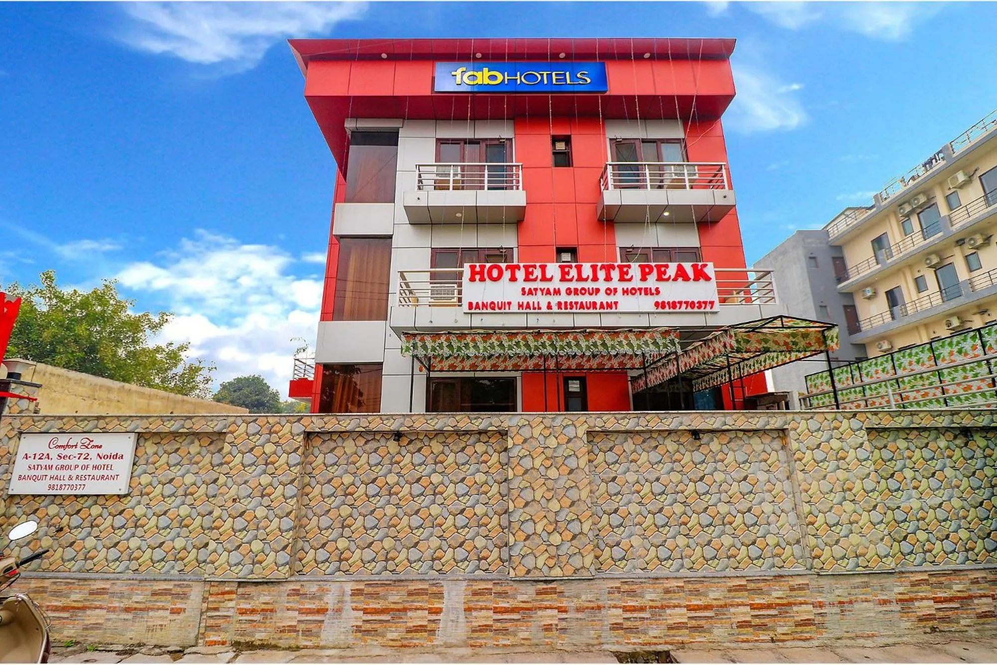 Property building in FabHotel Elite Peak