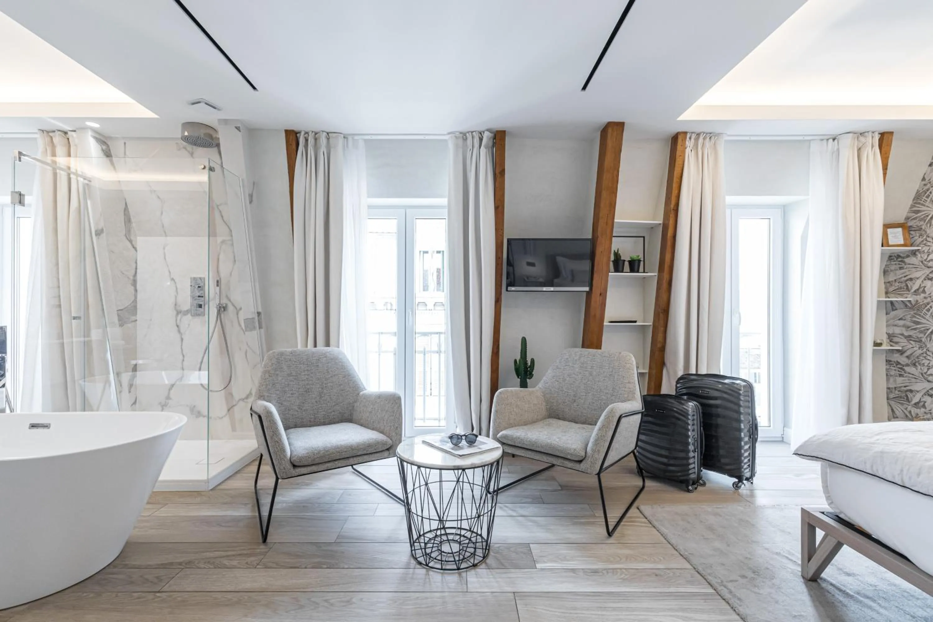 Living room in Le Dortoir Boutique Suites