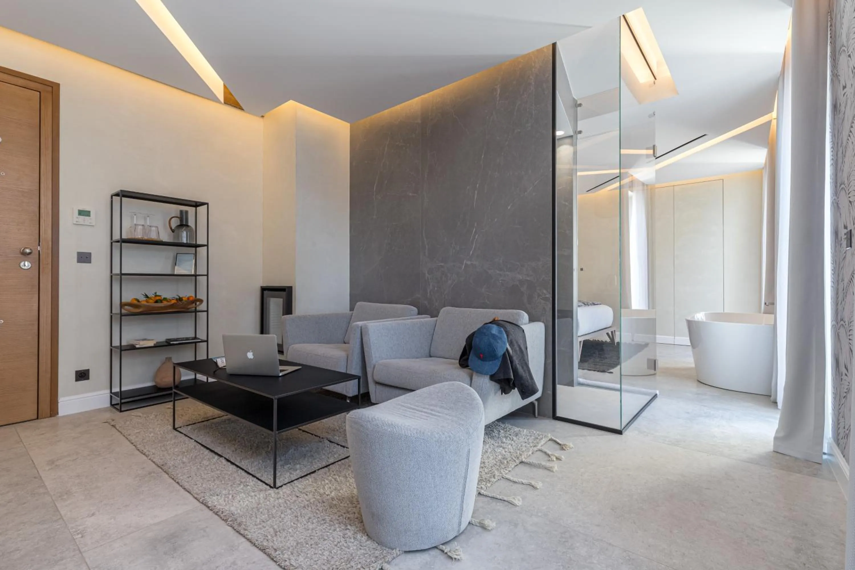 Living room in Le Dortoir Boutique Suites