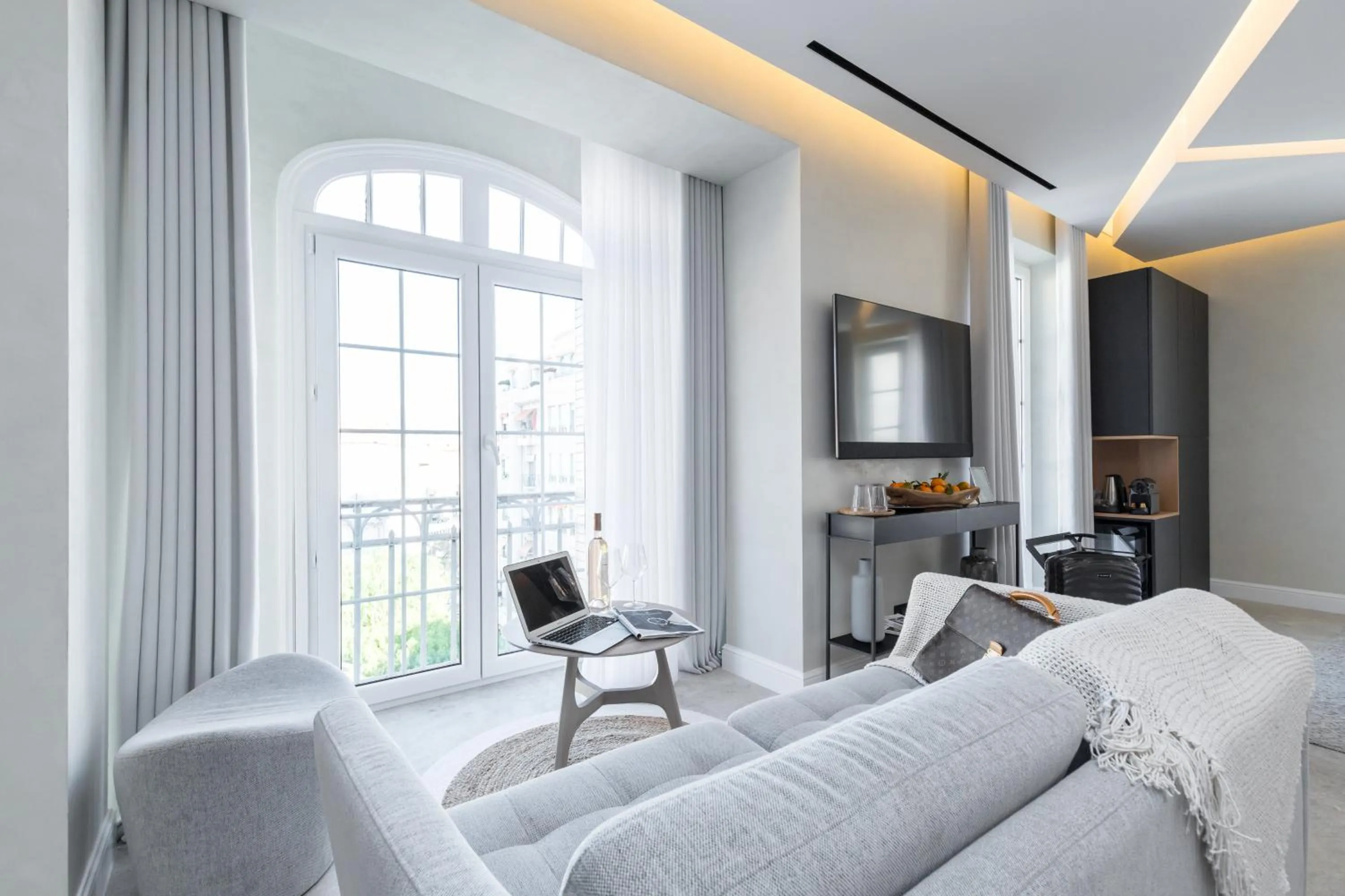 Living room in Le Dortoir Boutique Suites