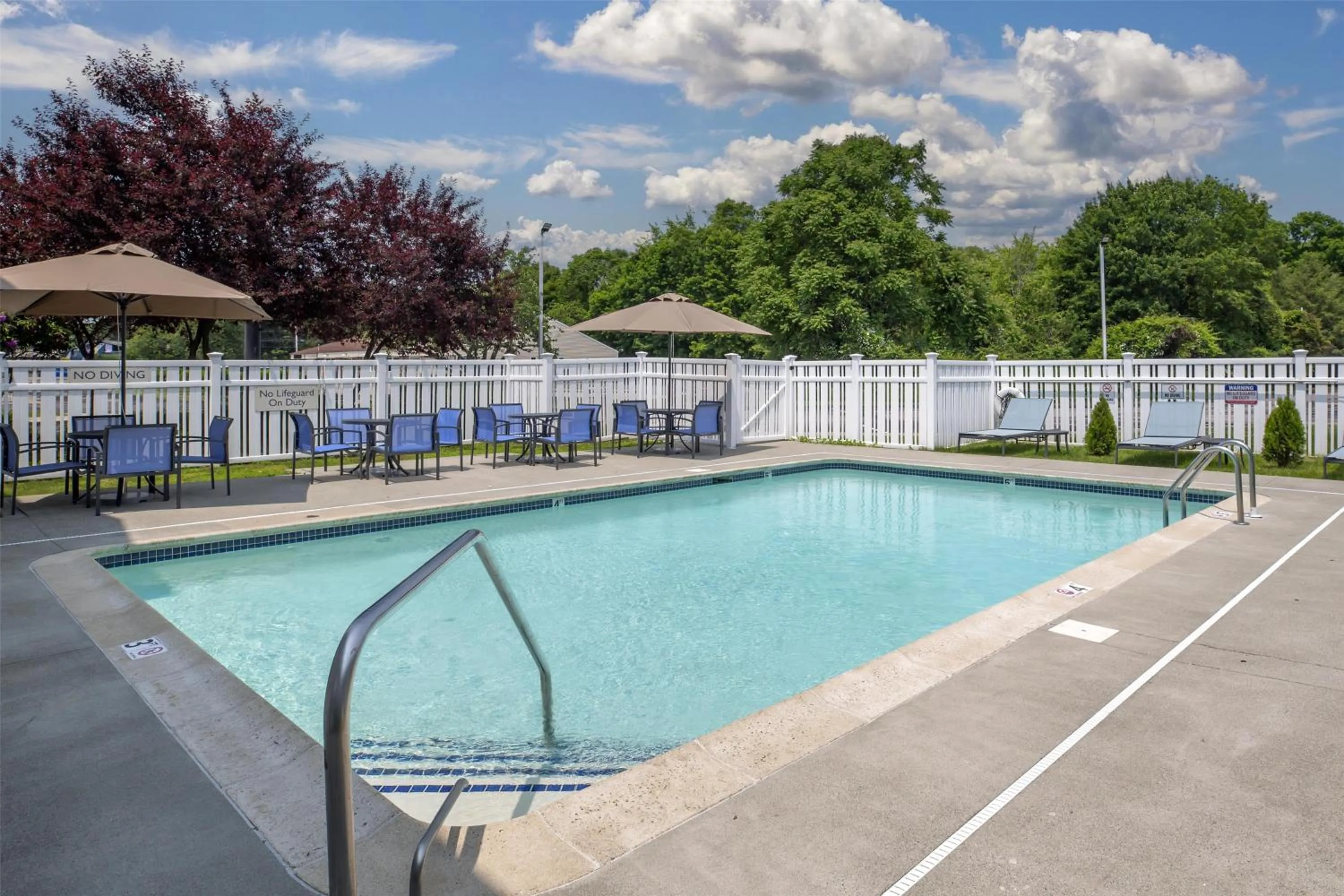 Pool view in Best Western Mystic Hotel
