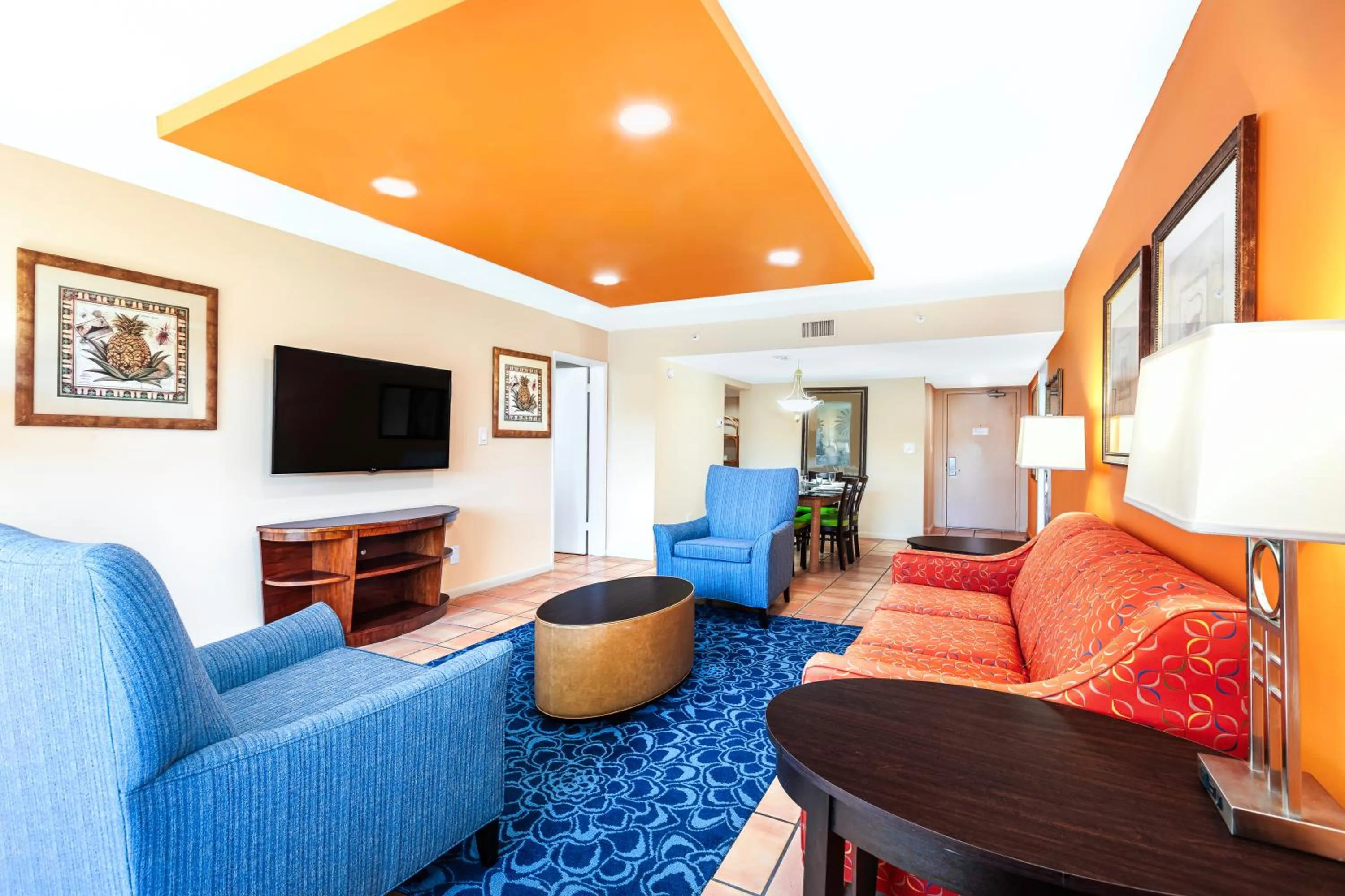 Living room in Vacation Village at Bonaventure, Fort Lauderdale