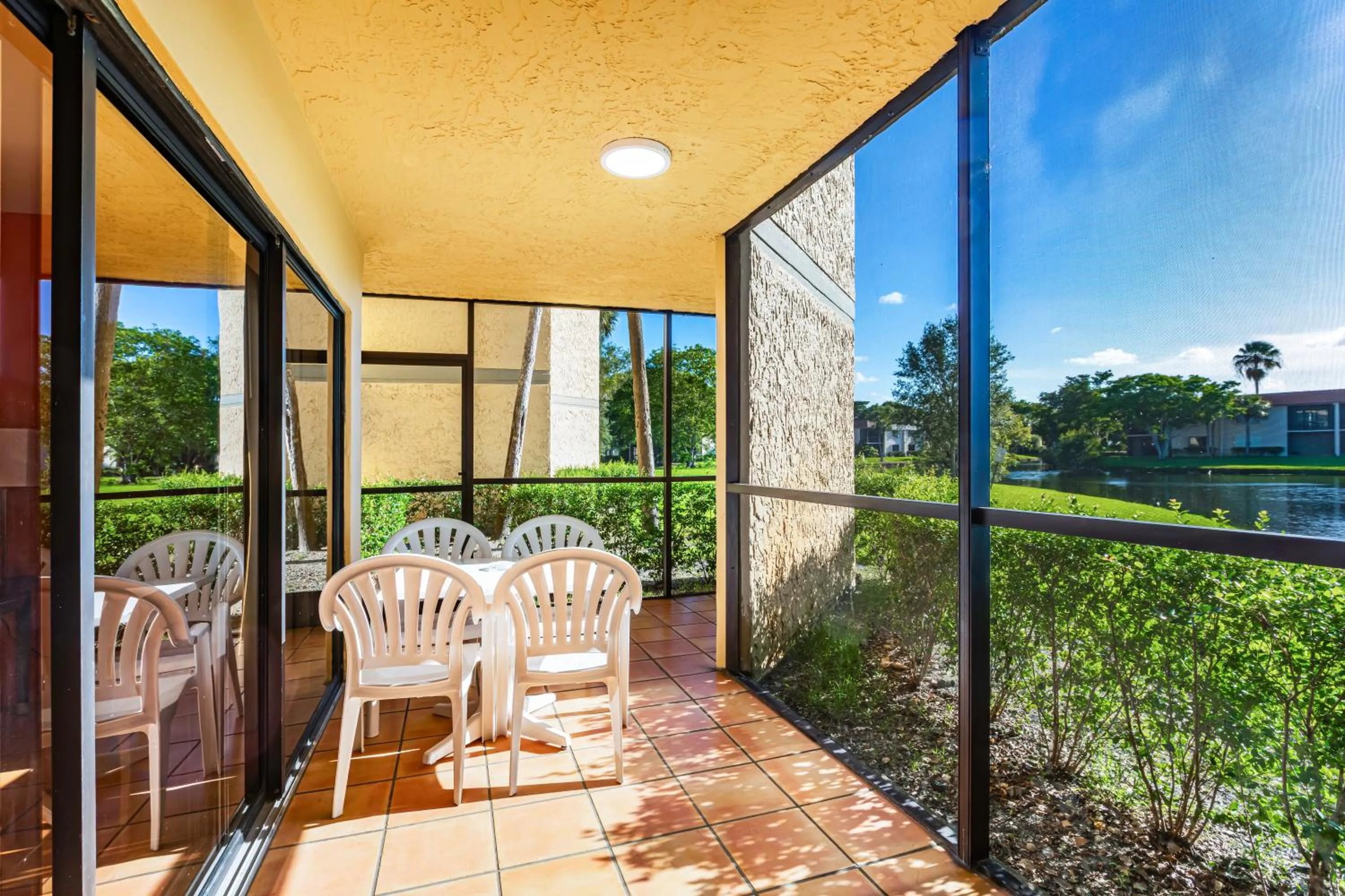 Patio in Vacation Village at Bonaventure, Fort Lauderdale