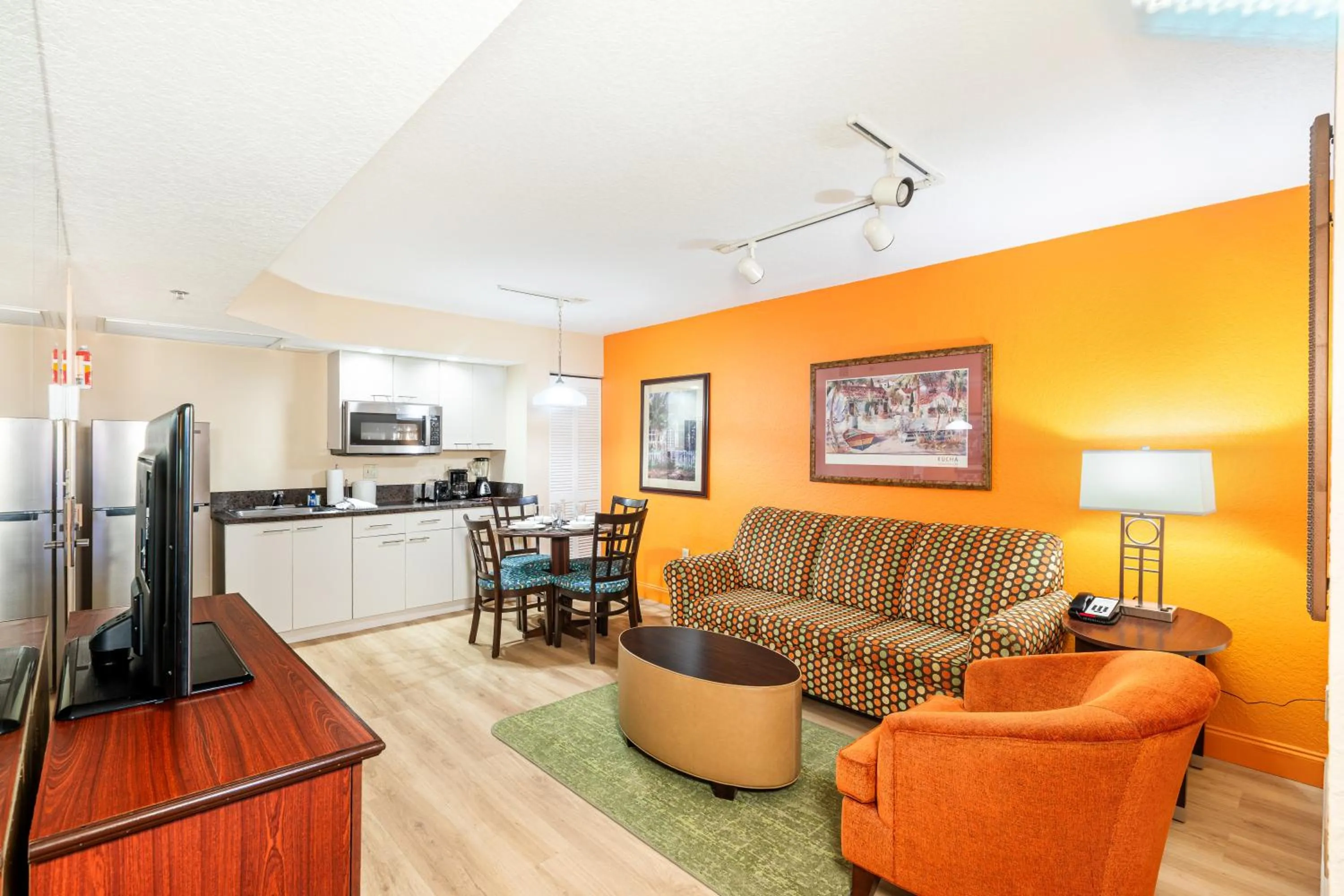 Living room in Vacation Village at Bonaventure, Fort Lauderdale