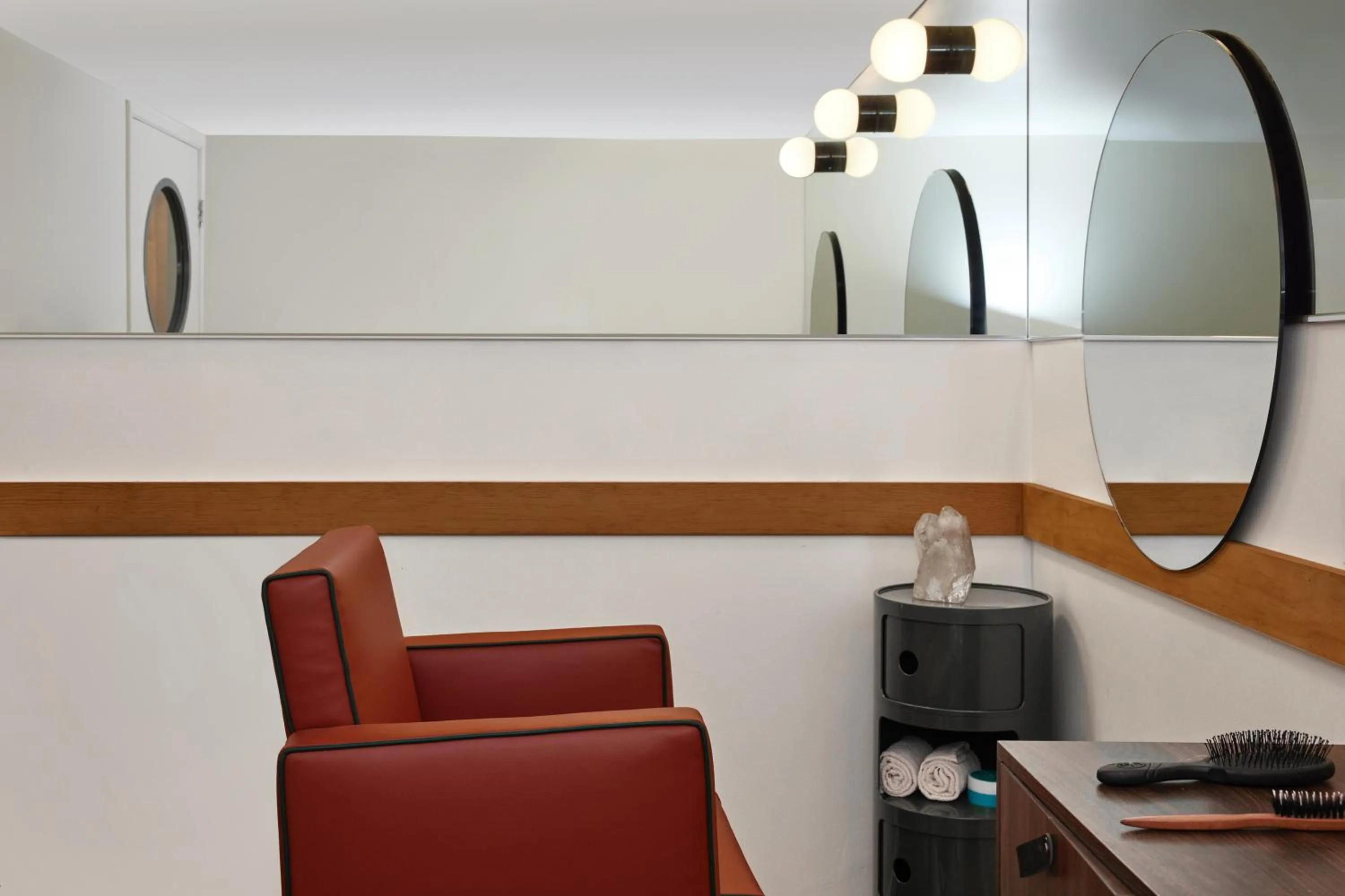 hair dresser in Ace Hotel and Swim Club Palm Springs