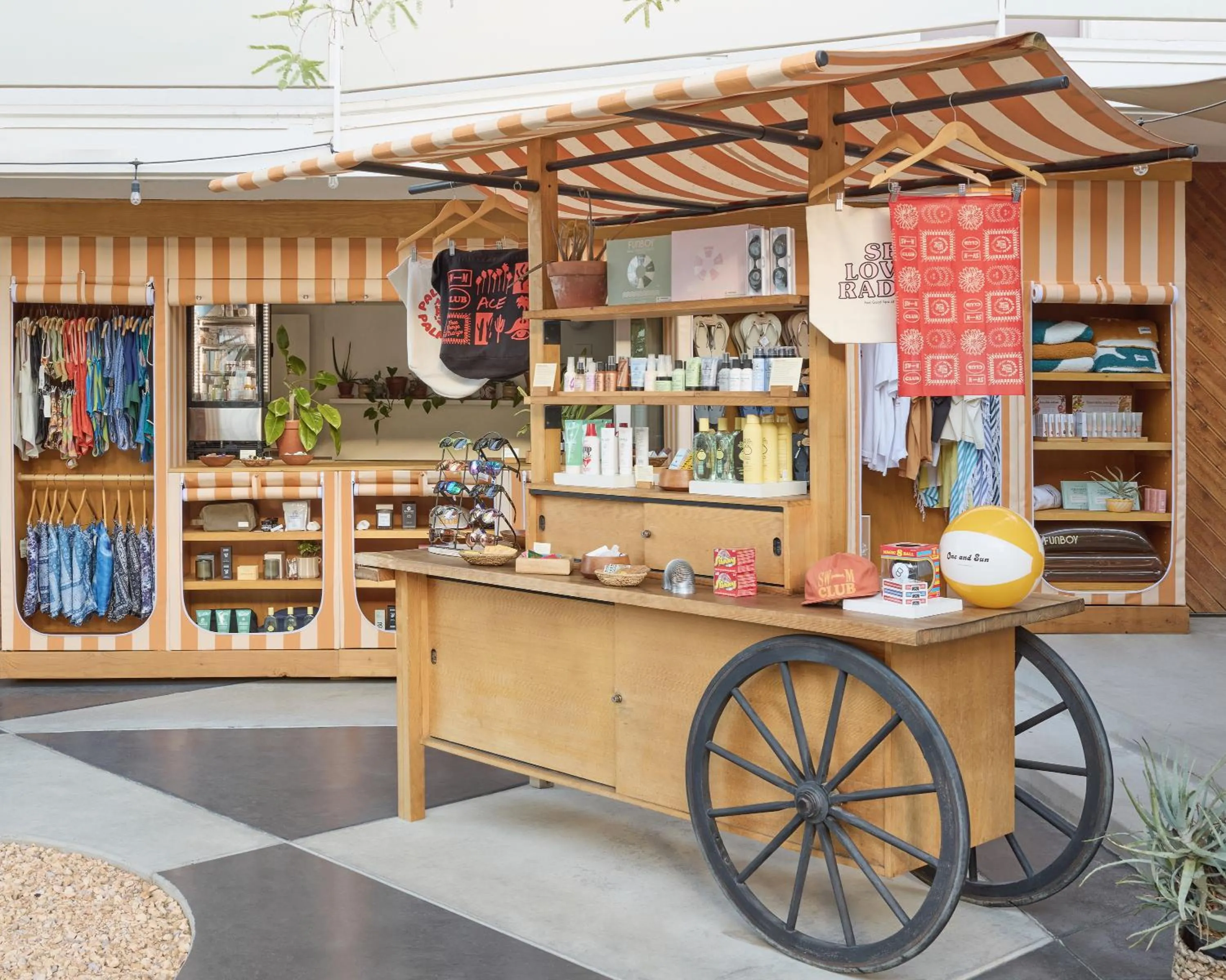 On-site shops in Ace Hotel and Swim Club Palm Springs