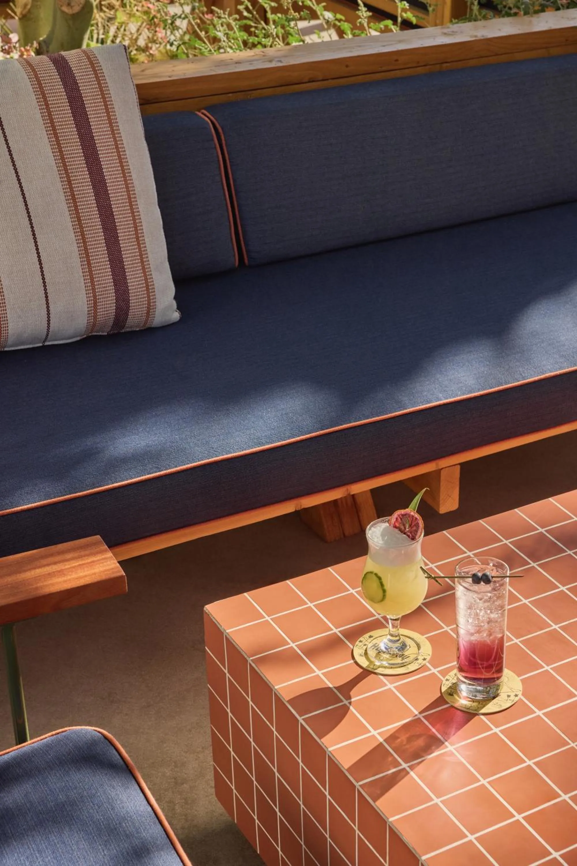 Food and drinks in Ace Hotel and Swim Club Palm Springs