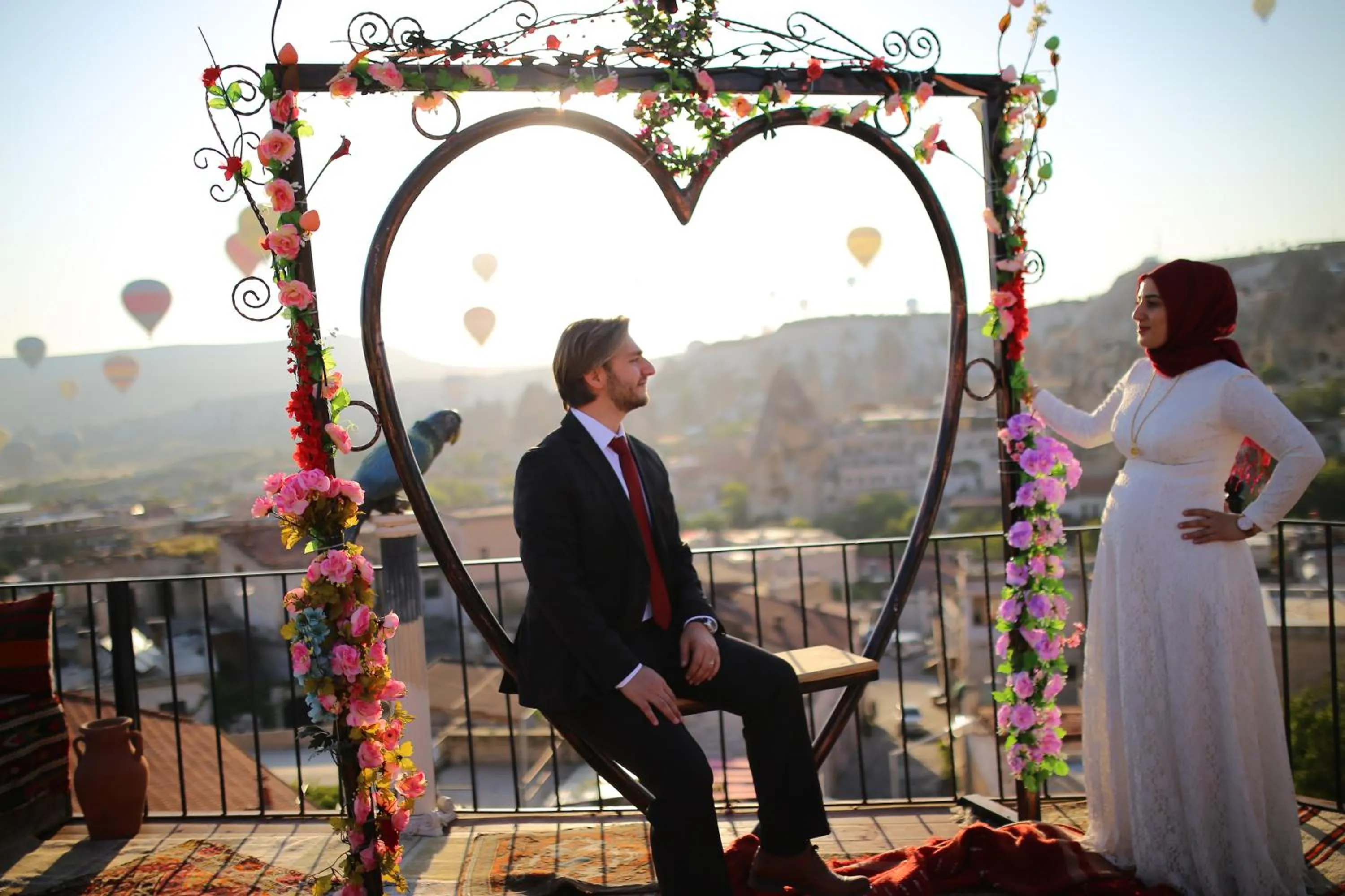 Balcony/Terrace in Goreme Palace Cave Suites