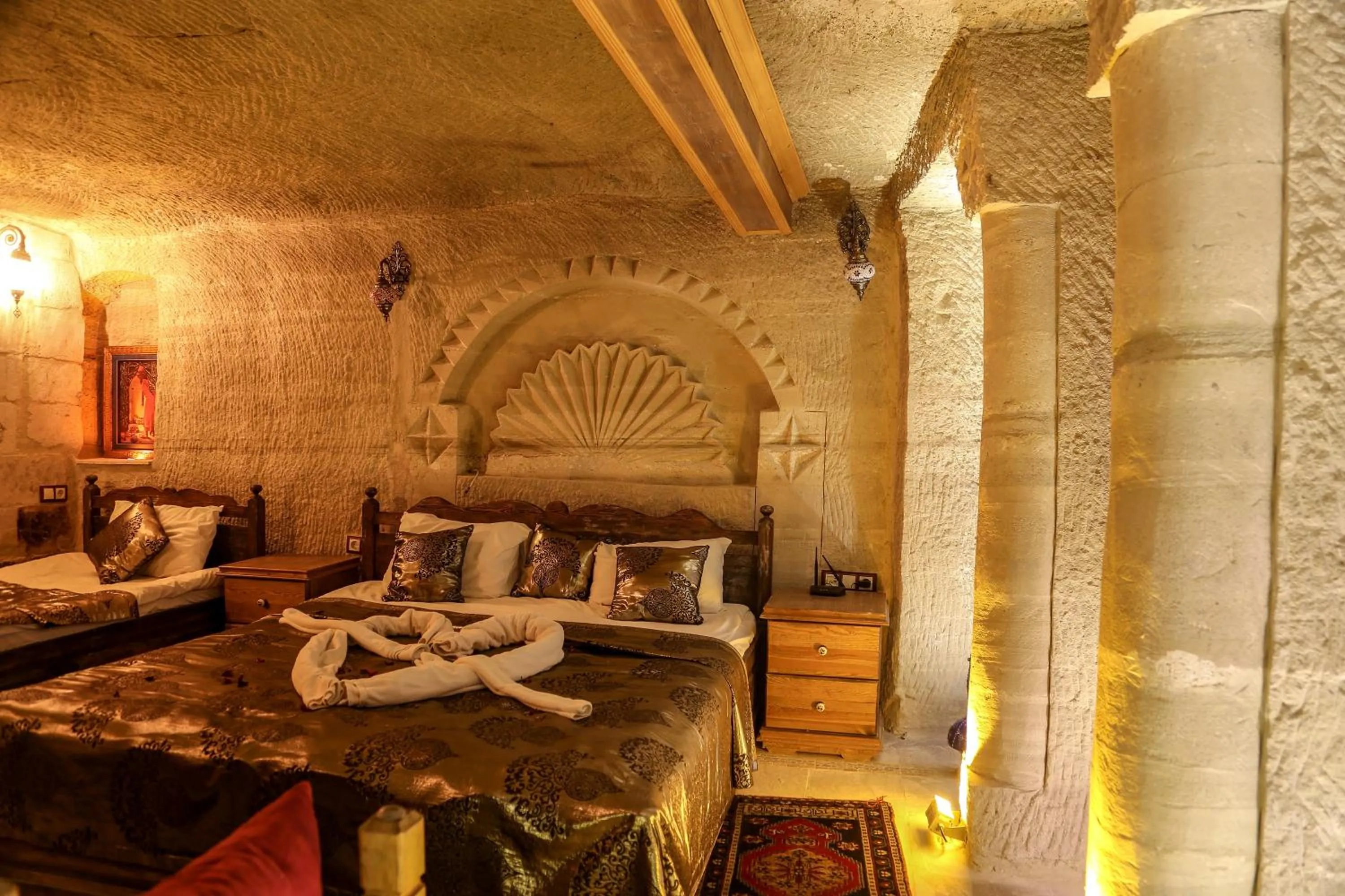 Decorative detail in Goreme Palace Cave Suites