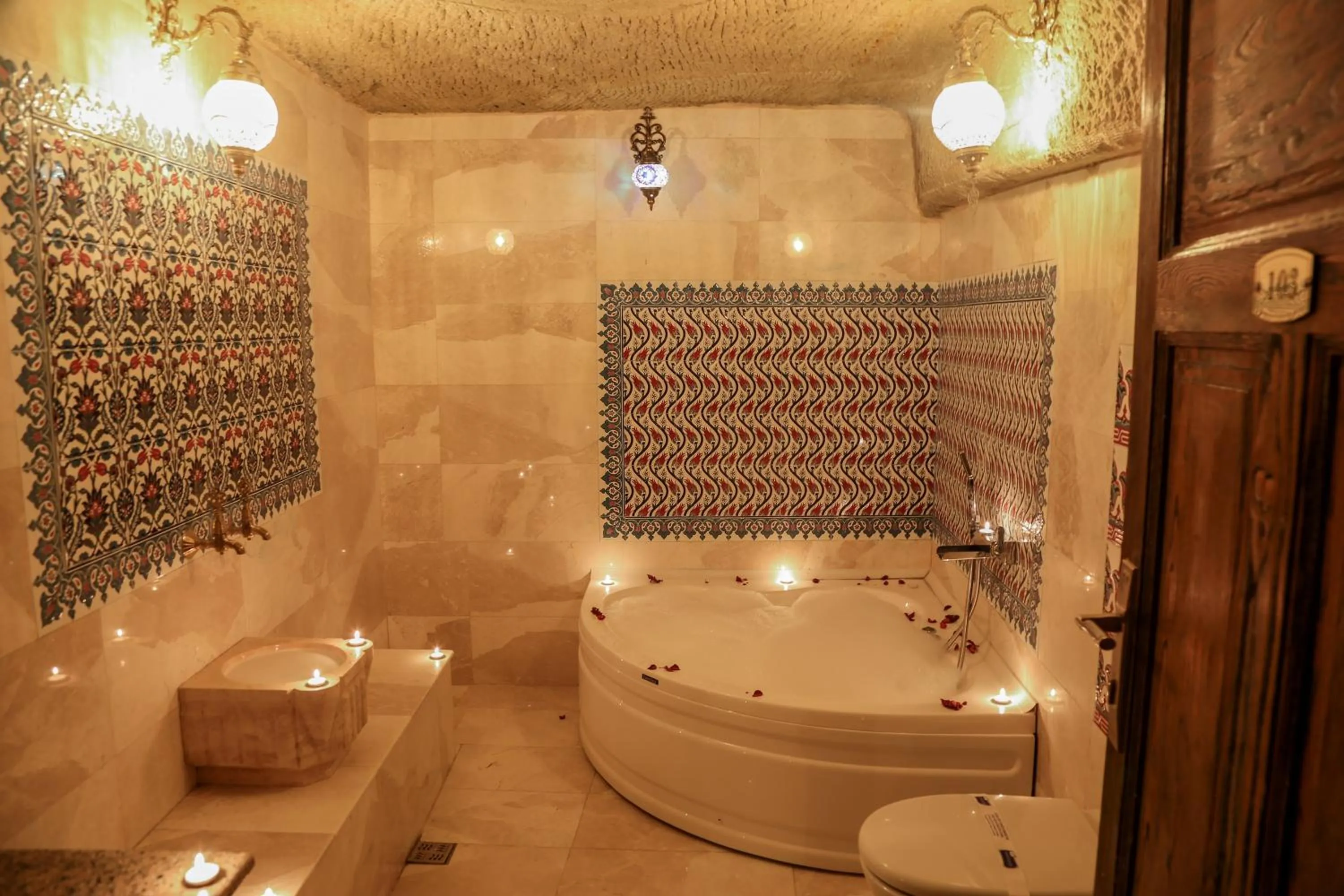 Shower in Goreme Palace Cave Suites