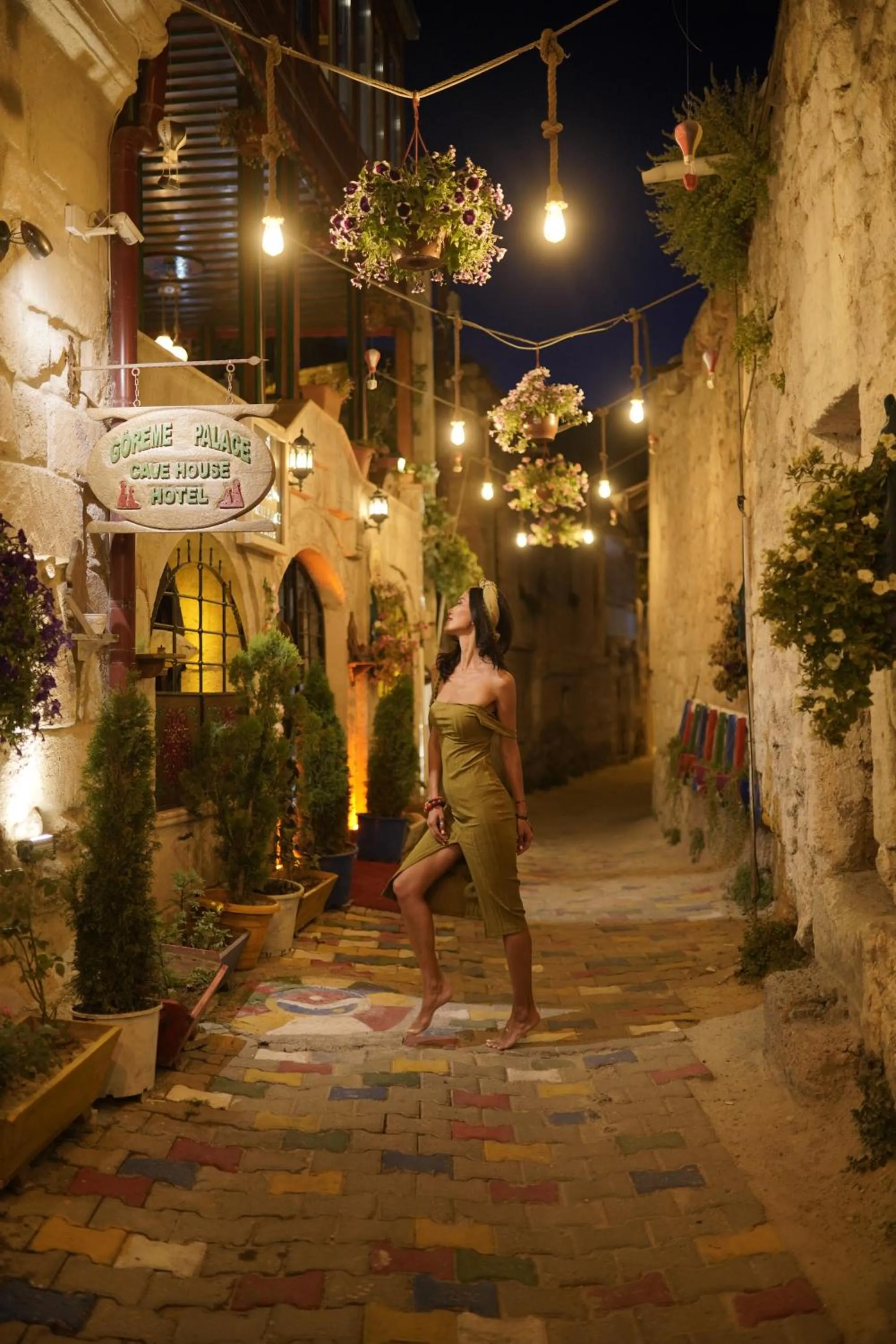 Facade/entrance in Goreme Palace Cave Suites