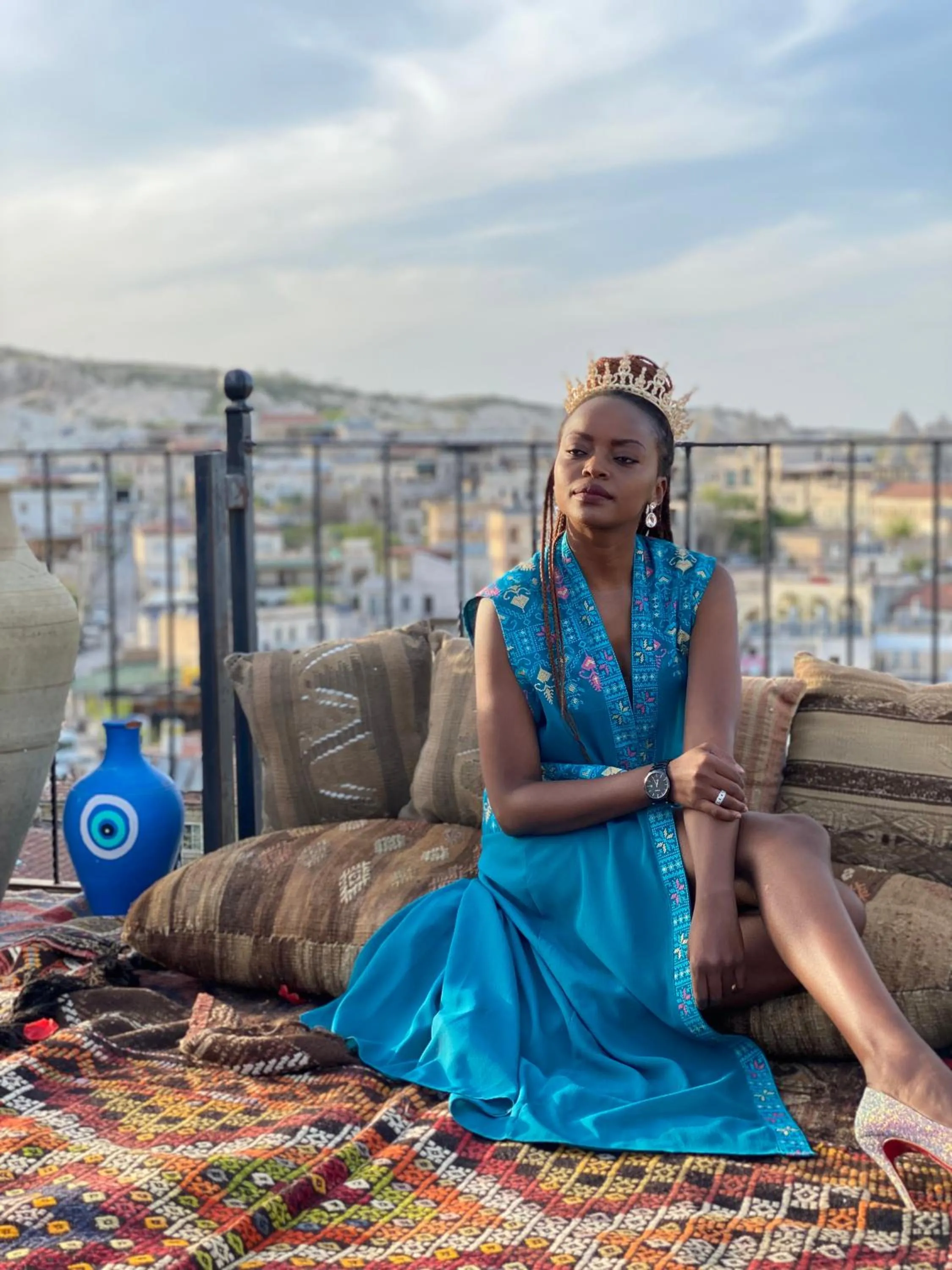 Natural landscape in Goreme Palace Cave Suites