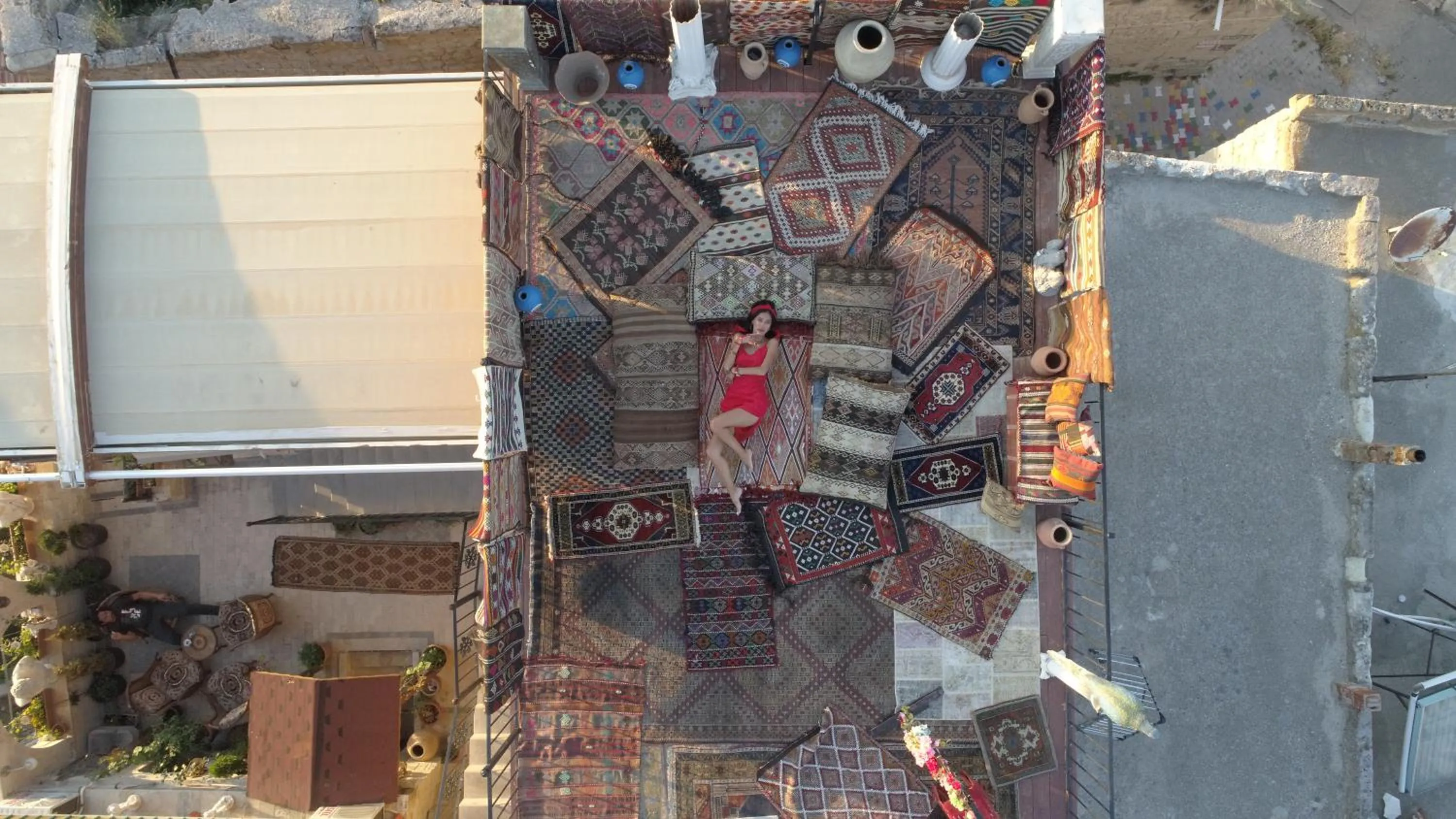 Balcony/Terrace in Goreme Palace Cave Suites