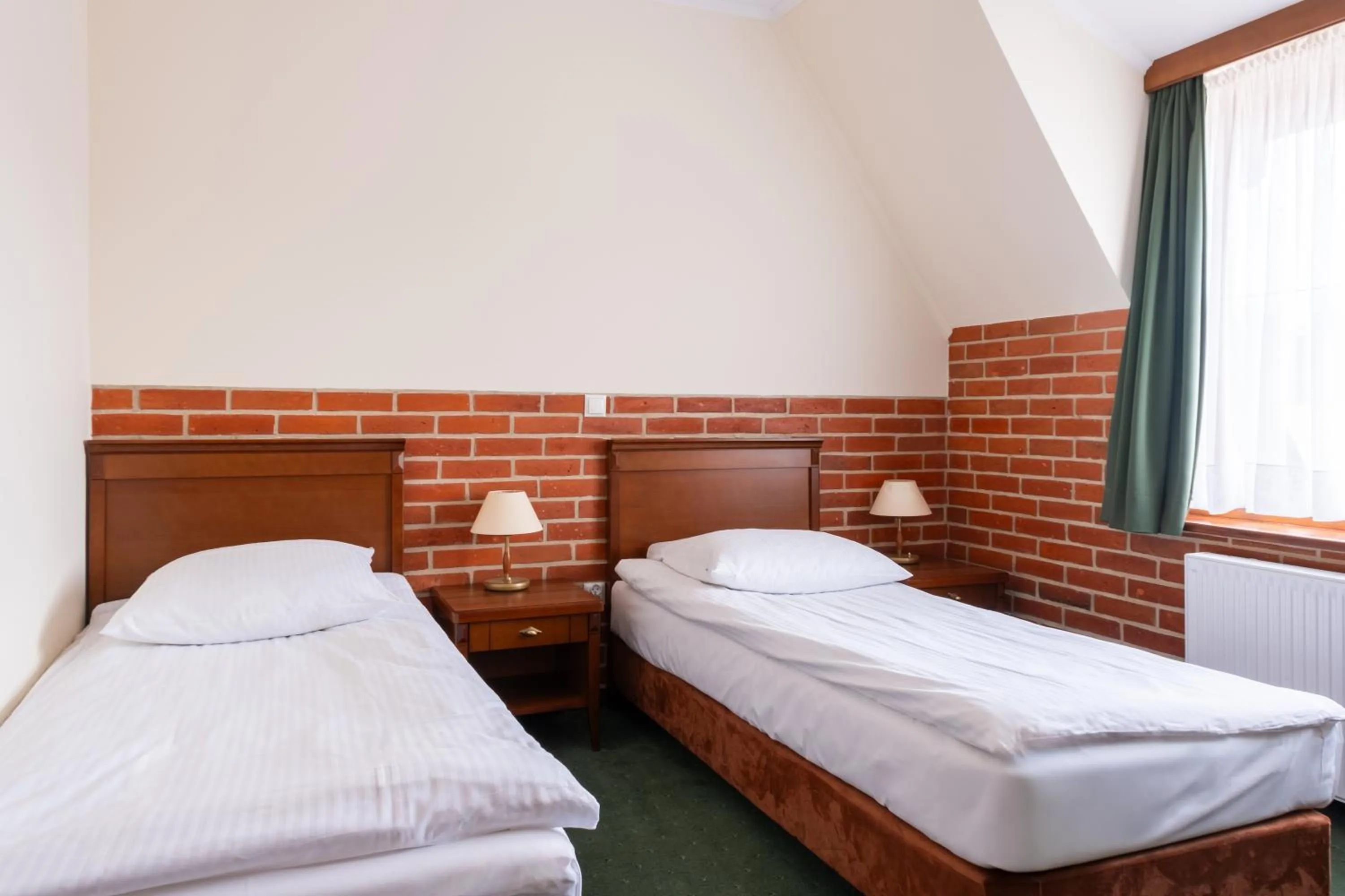 Bed in Hotel Szymbark