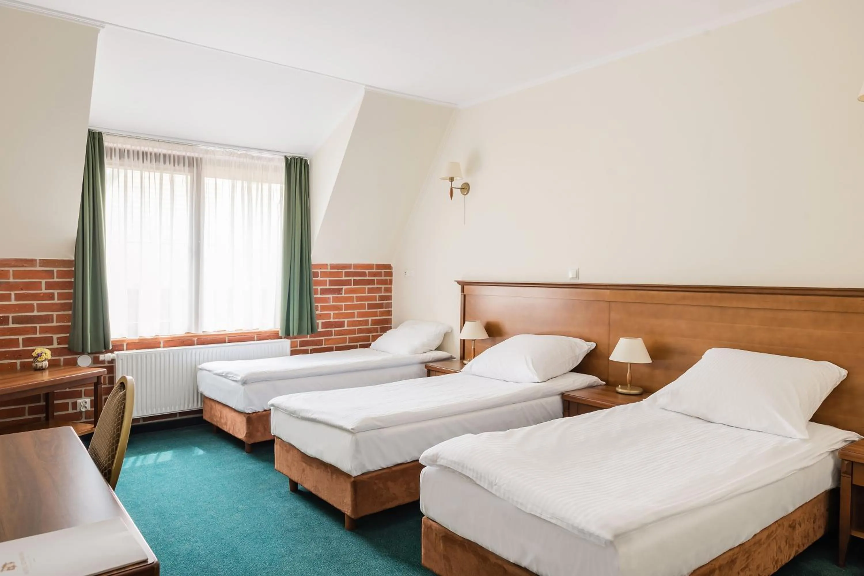 Bed in Hotel Szymbark