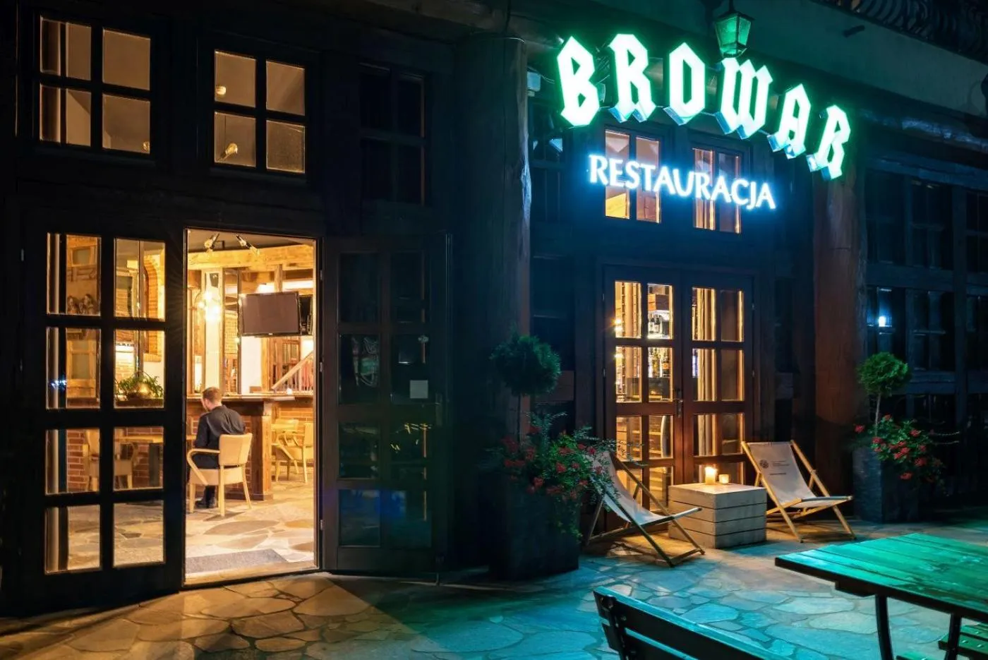 Balcony/Terrace in Hotel Szymbark