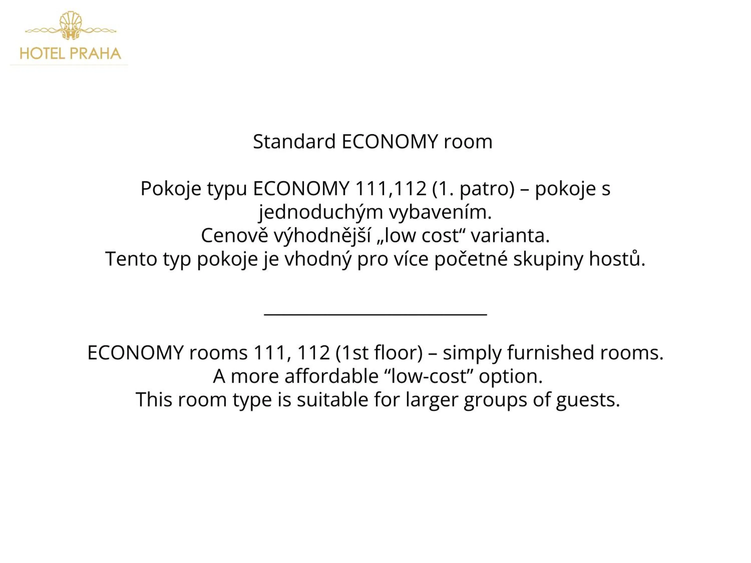 Text overlay in B&B Hotel Praha