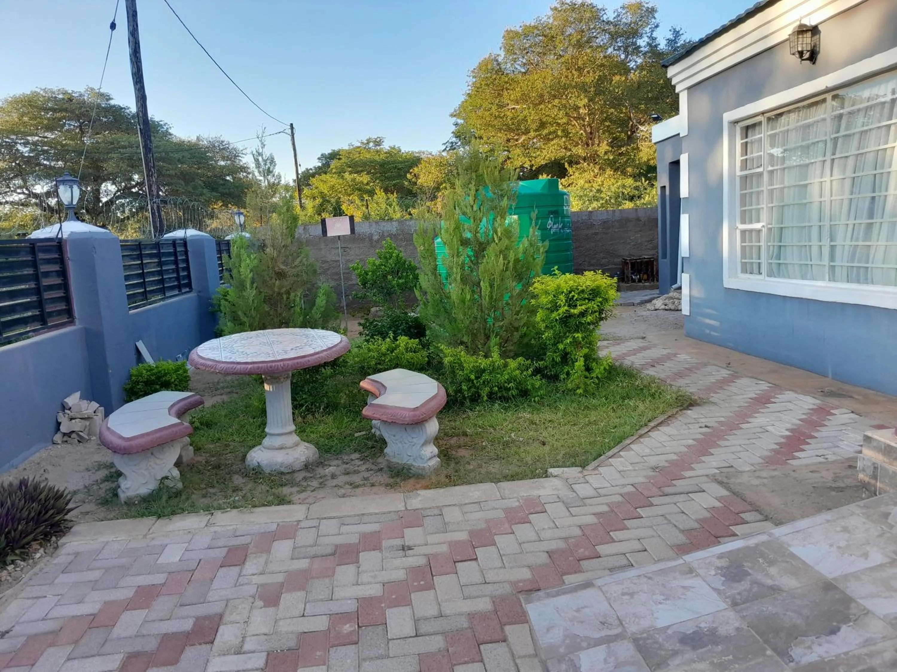 Garden view in Ramatie Guest Palace