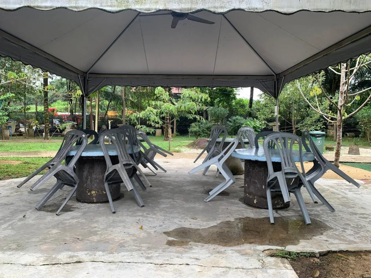 Garden view in BB Durio Chalet