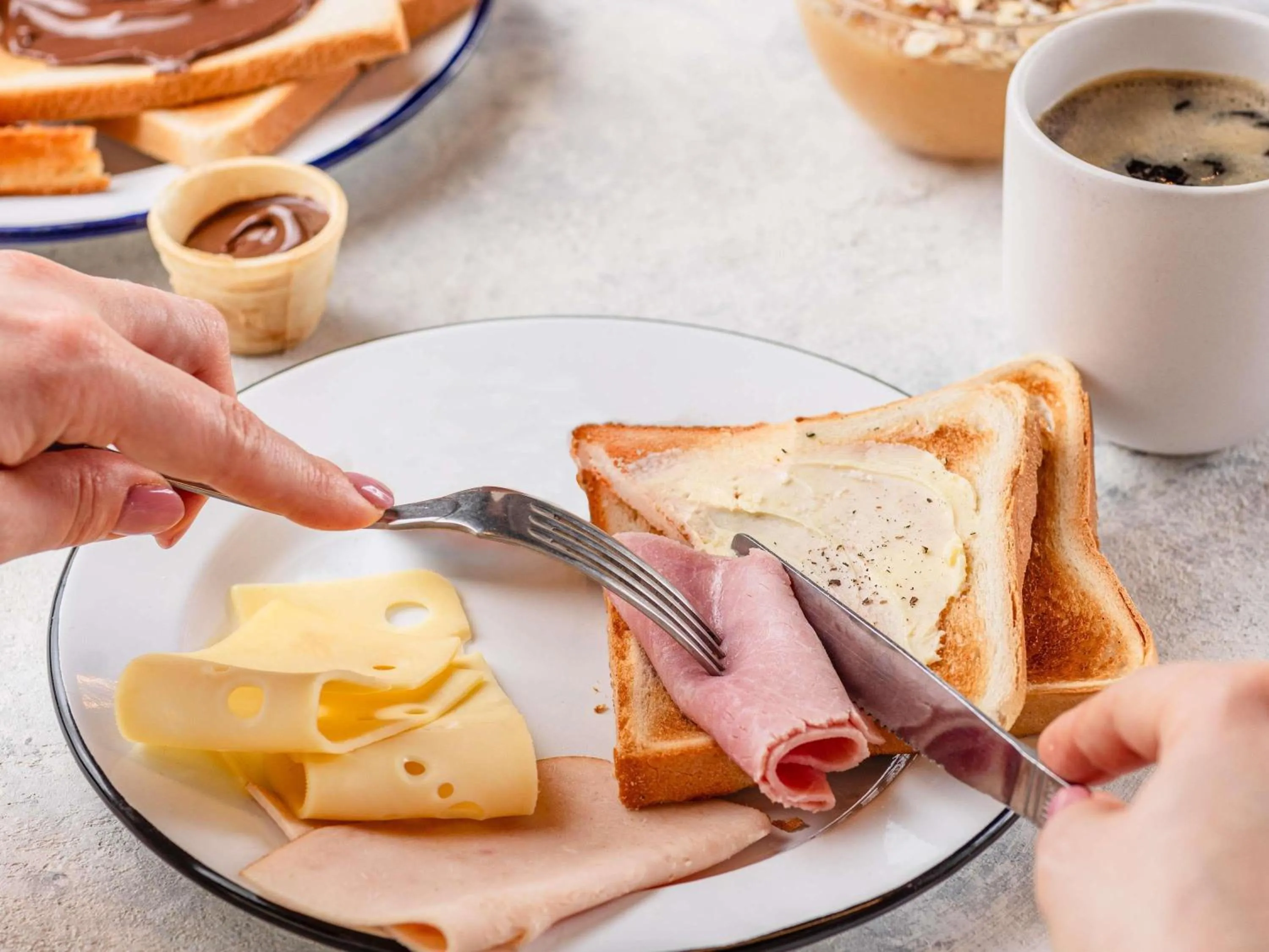 Breakfast in ibis budget Givet