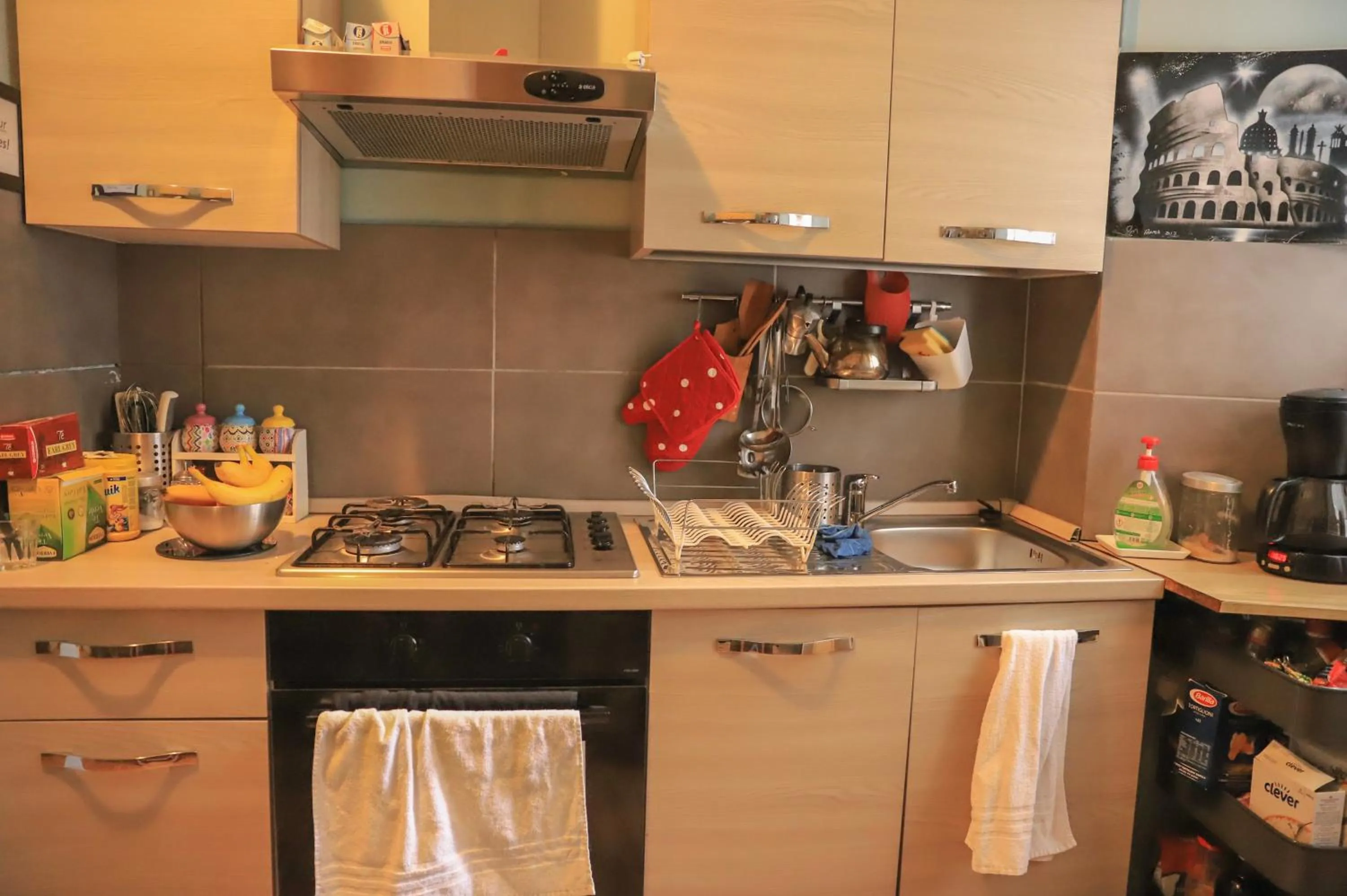 Communal kitchen in Român Holidays