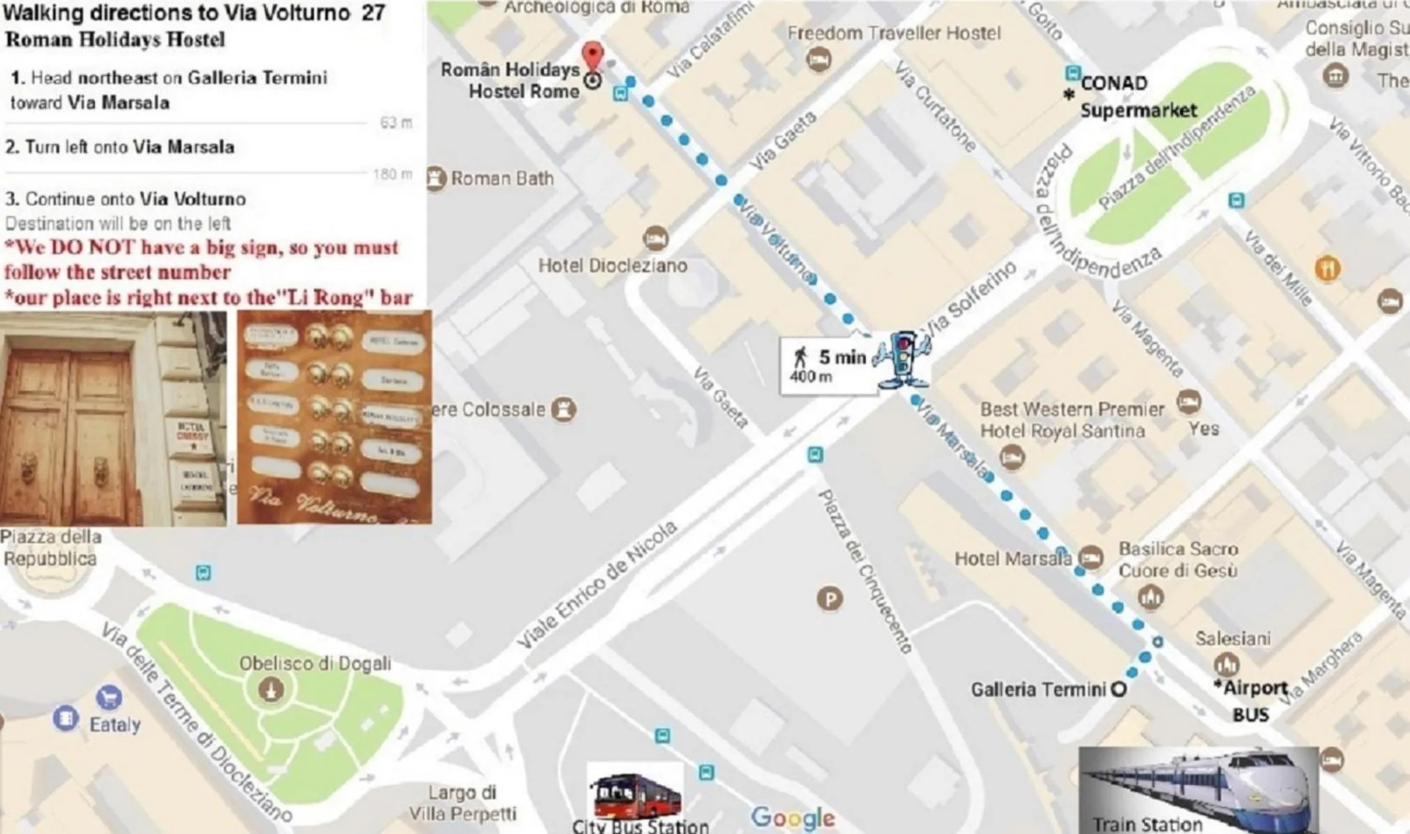 Off site in Român Holidays