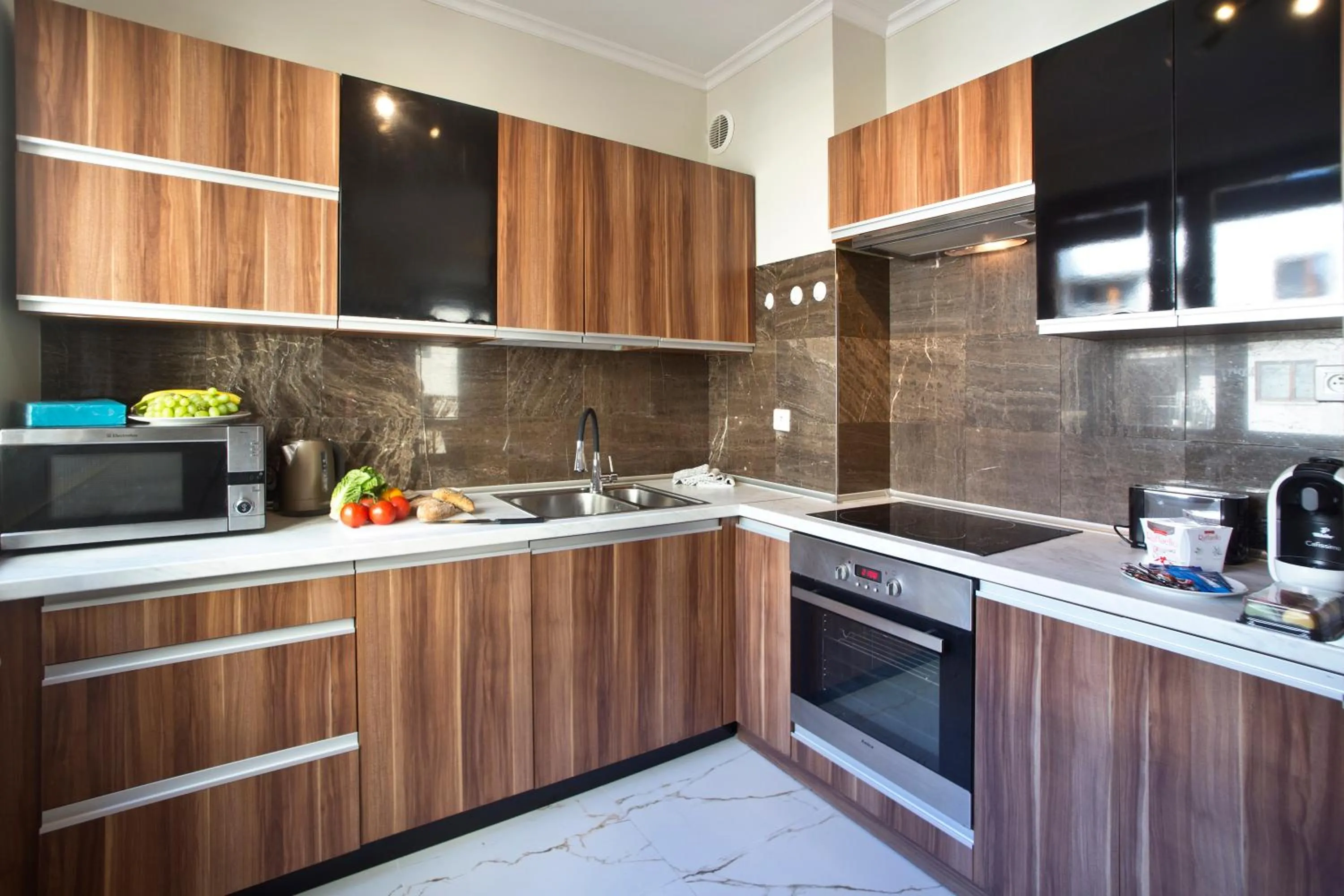 Kitchen or kitchenette in 2 bedrooms Bukowinska P&O Serviced Apartments