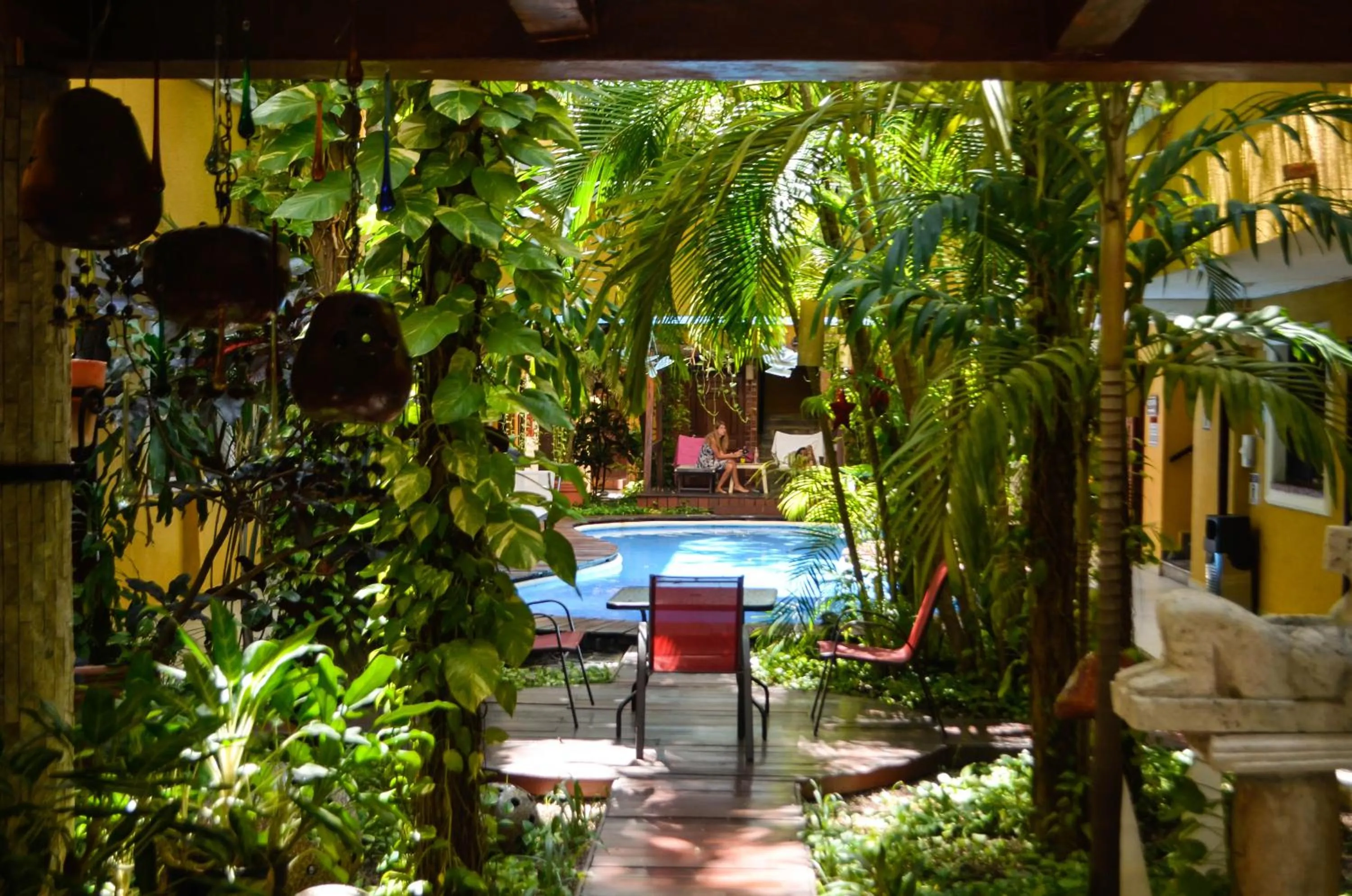 Garden in Hotel Las Golondrinas