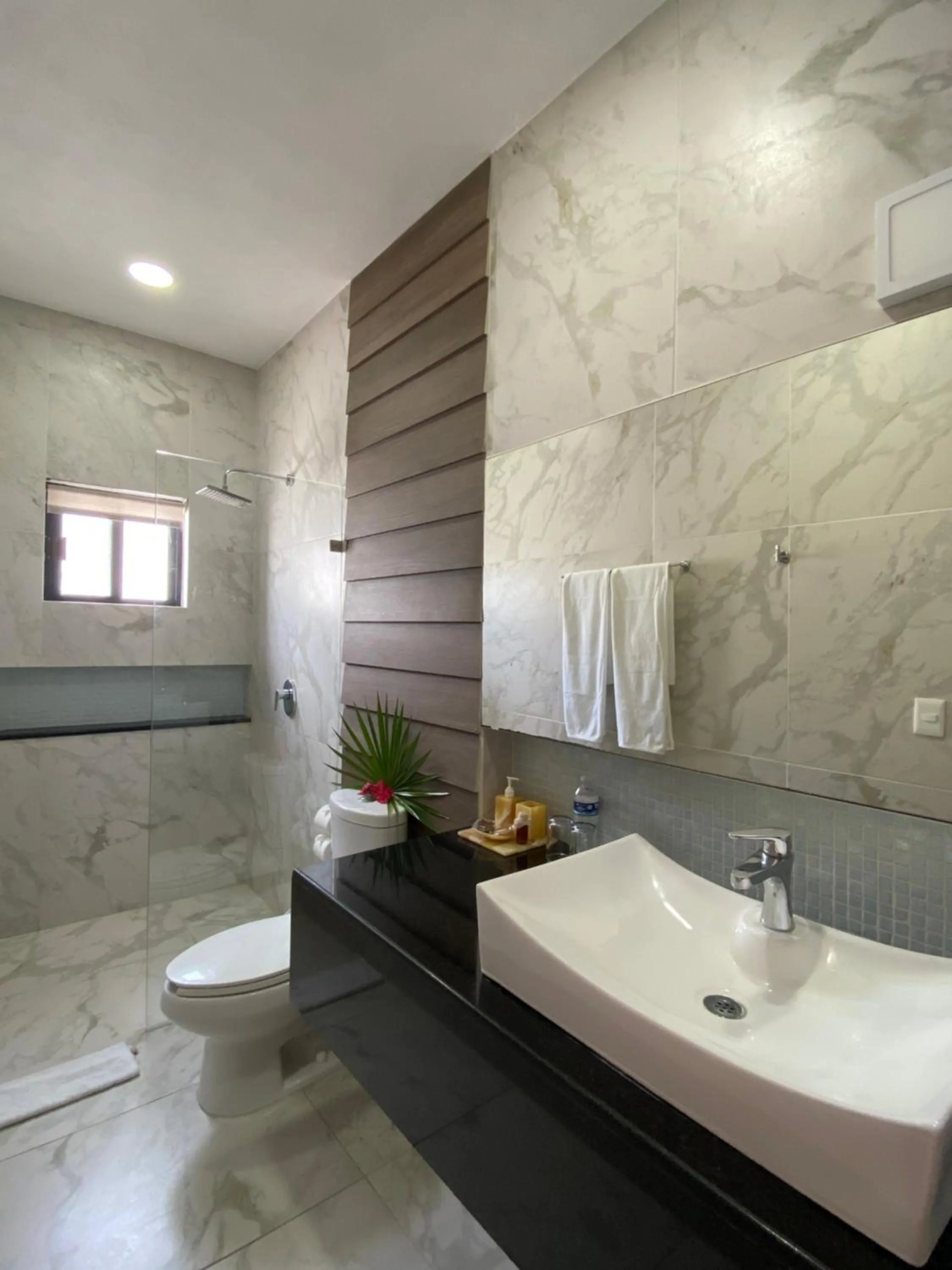 Shower in Hotel Las Golondrinas