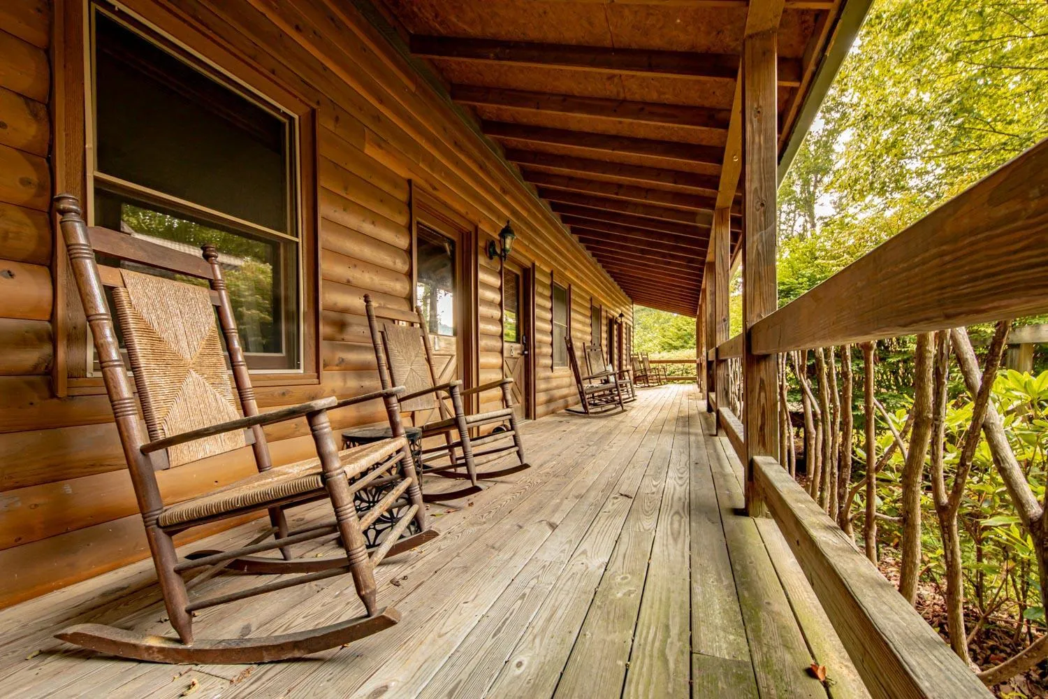 Balcony/Terrace in Mount Mitchell Eco Retreat